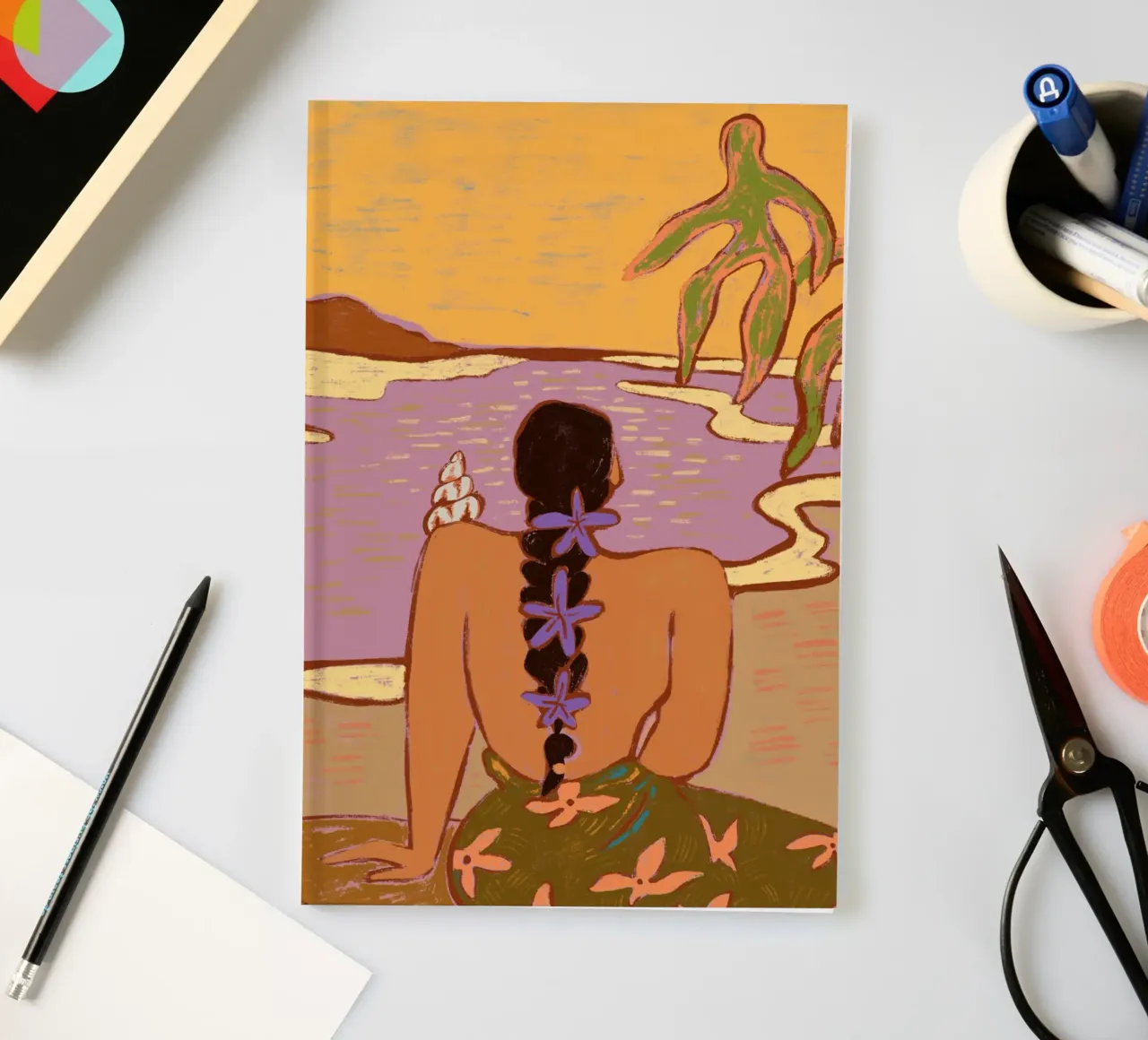 The Sea is Calling notebook by Arty Guava