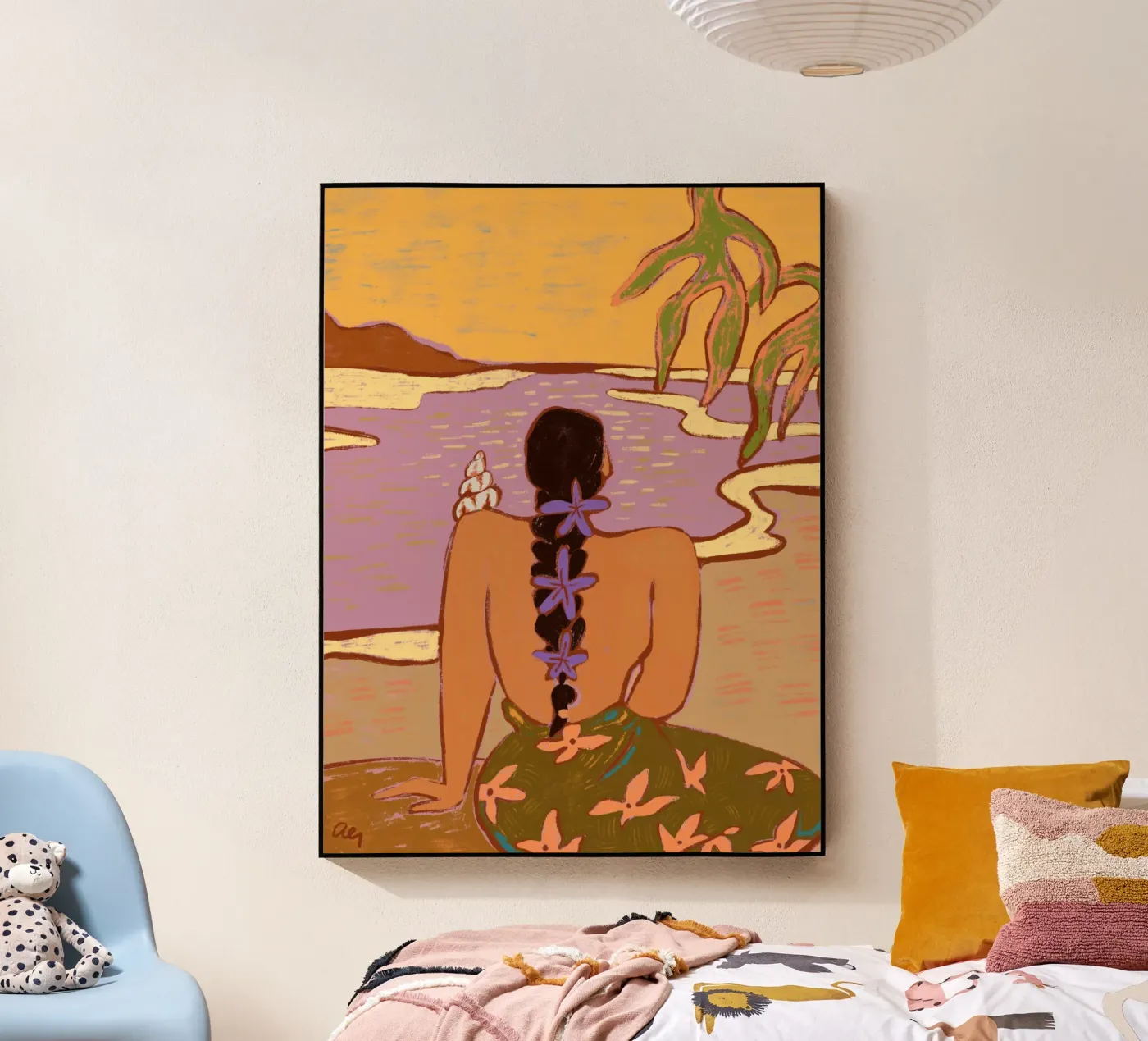 The Sea is Calling acryl van Arty Guava