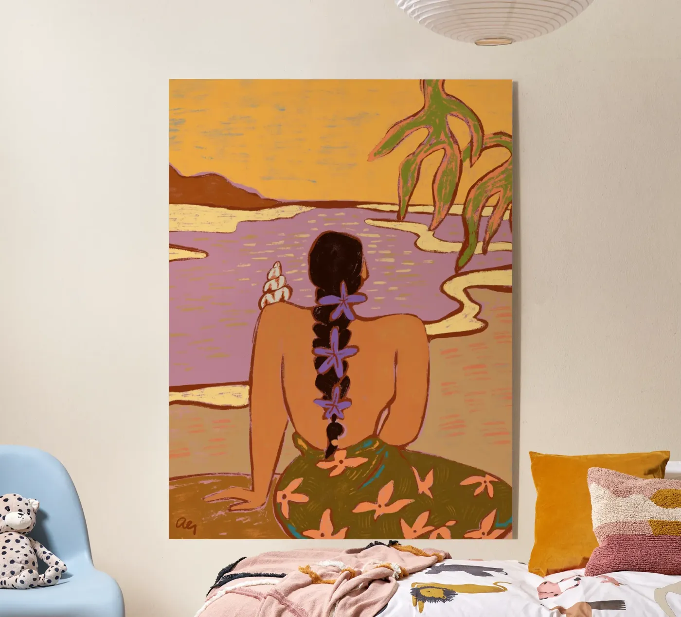 The Sea is Calling acryl van Arty Guava