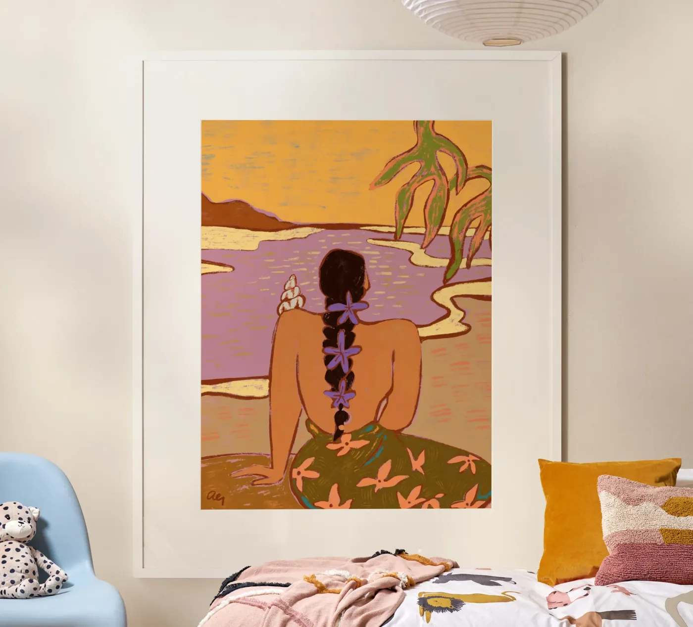 De zee roept poster van Arty Guava