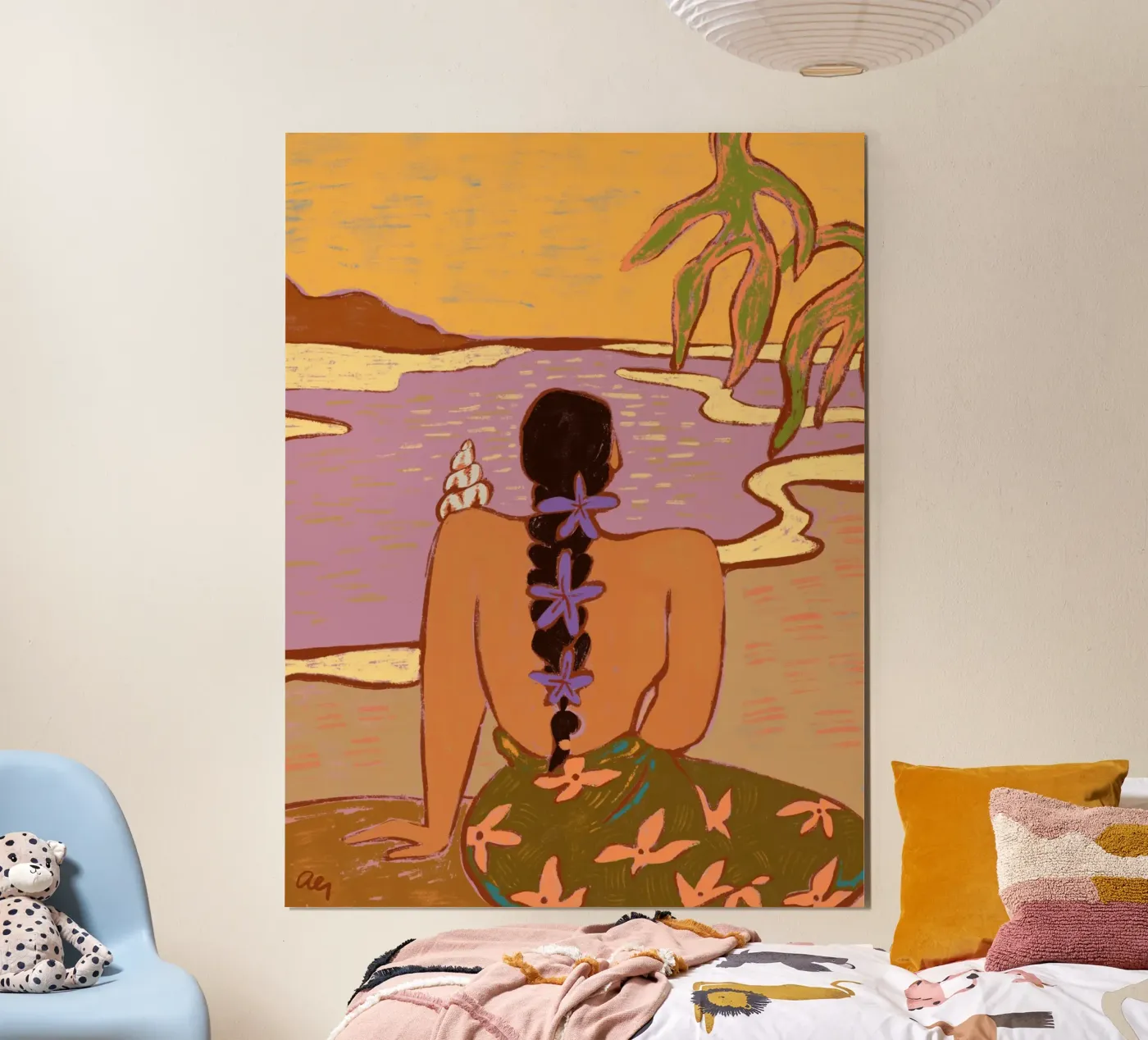 De zee roept poster van Arty Guava