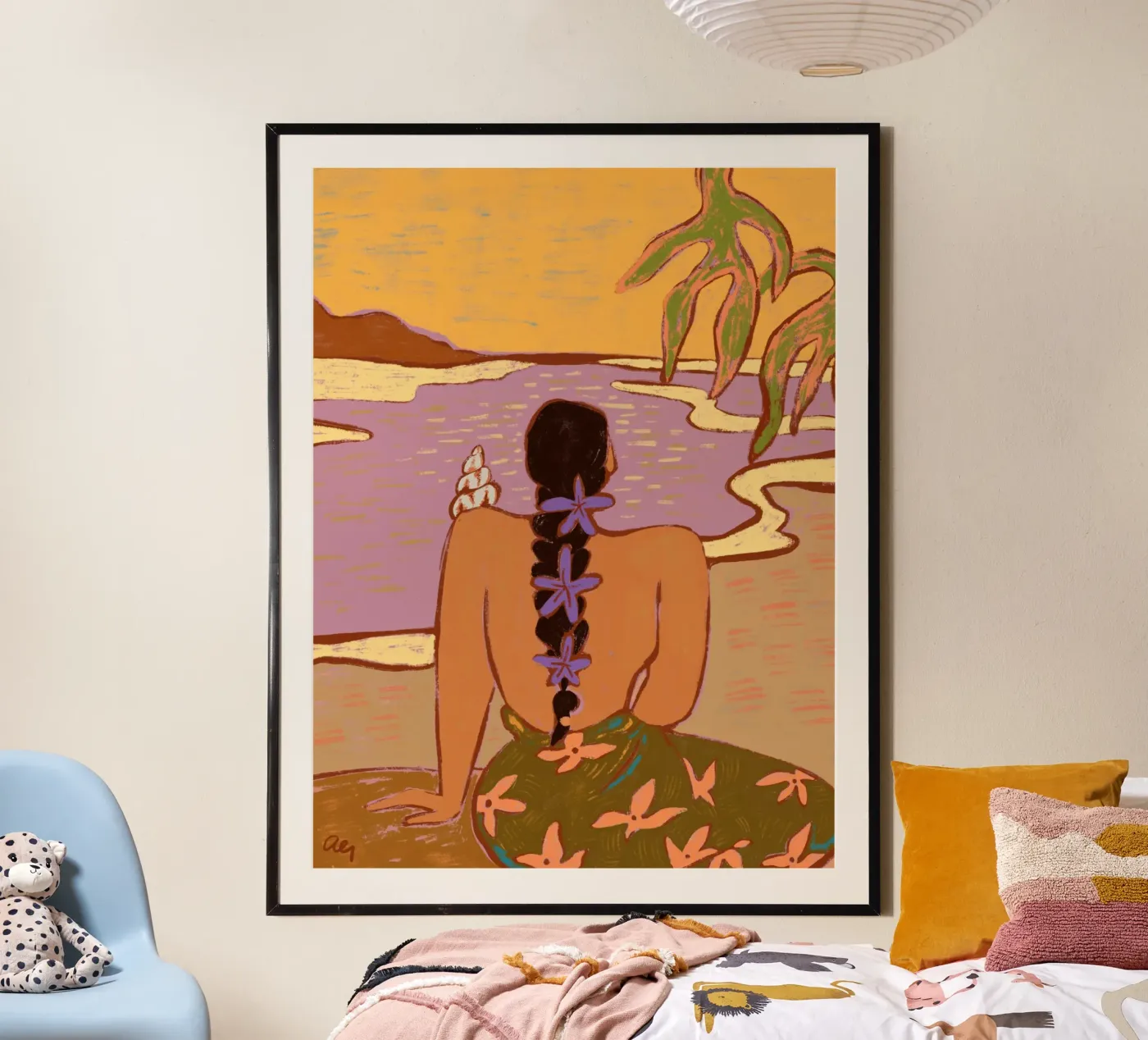 De zee roept poster van Arty Guava
