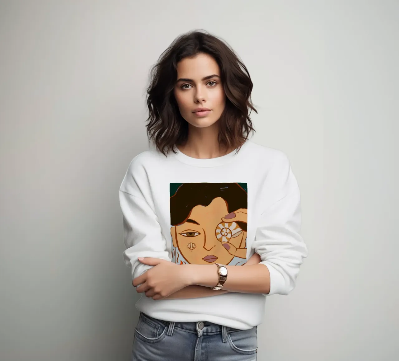 Shell Visie sweatshirt van Arty Guava