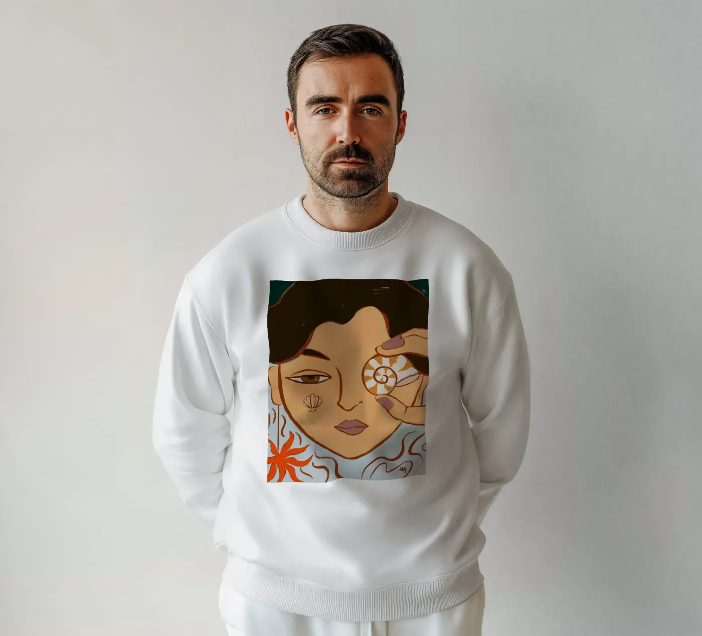 Visione della conchiglia felpa da Arty Guava