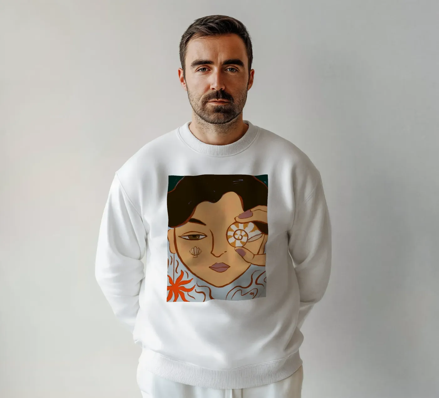 Visione della conchiglia felpa da Arty Guava