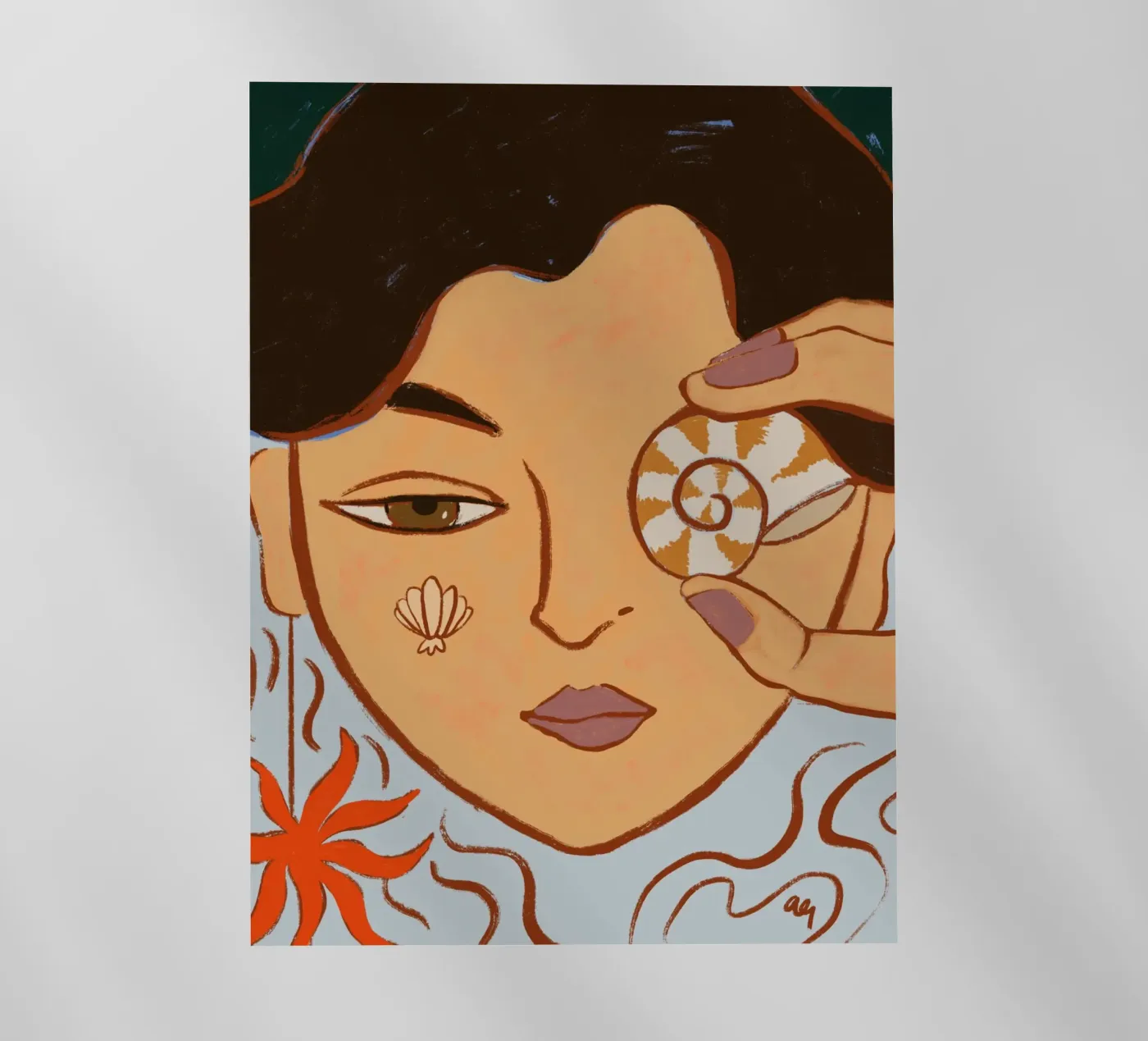 Visione della conchiglia pellicola backlit da Arty Guava