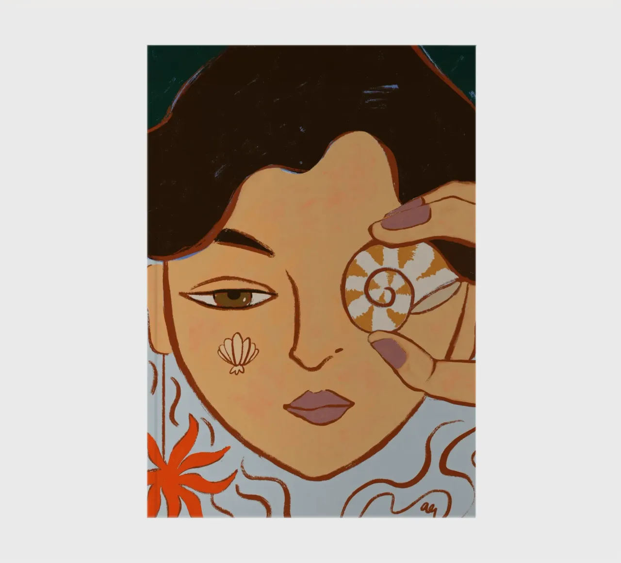 Shell Vision notebook by Arty Guava