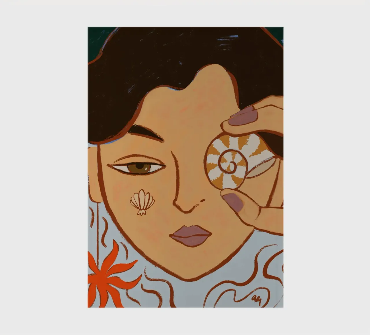 Shell Vision notebook by Arty Guava