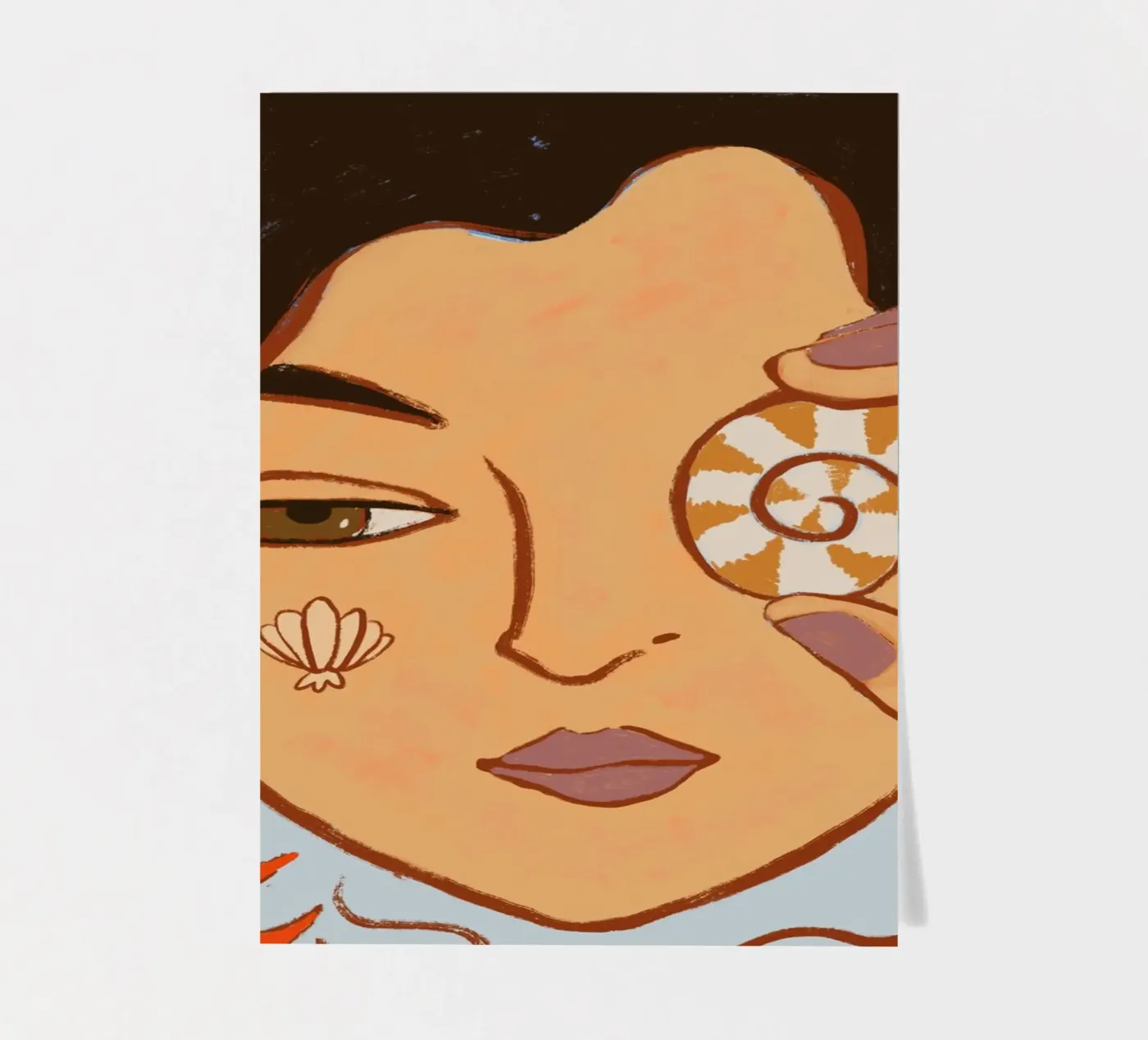 Shell Vision sticker sheet by Arty Guava