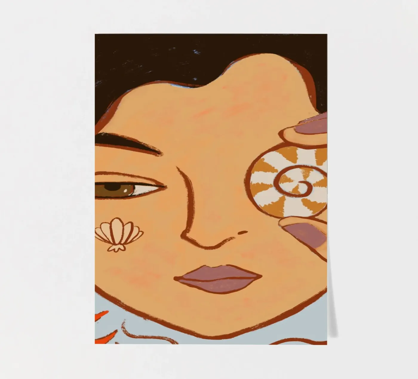 Shell Vision sticker sheet by Arty Guava