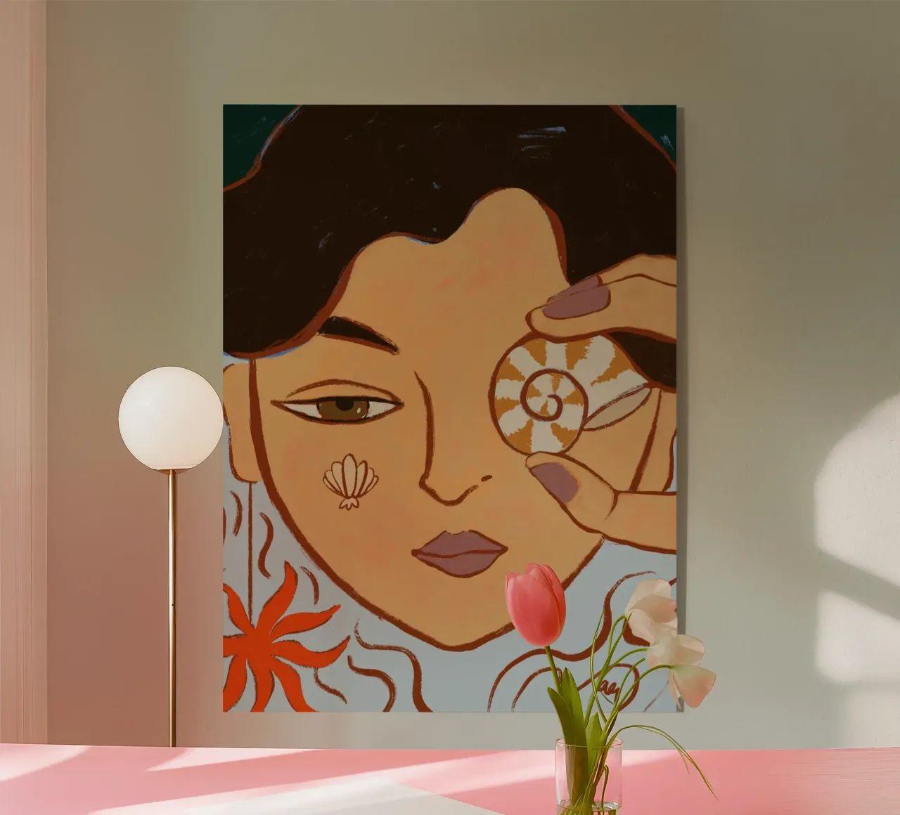 Visione della conchiglia plexiglass da Arty Guava