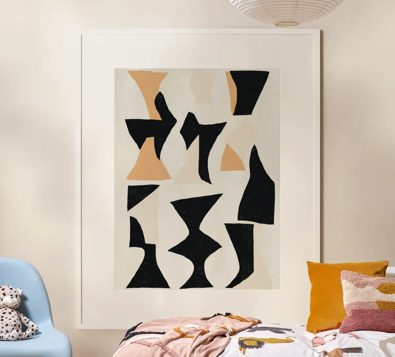 Collage di forme geometriche poster da Life of Pie