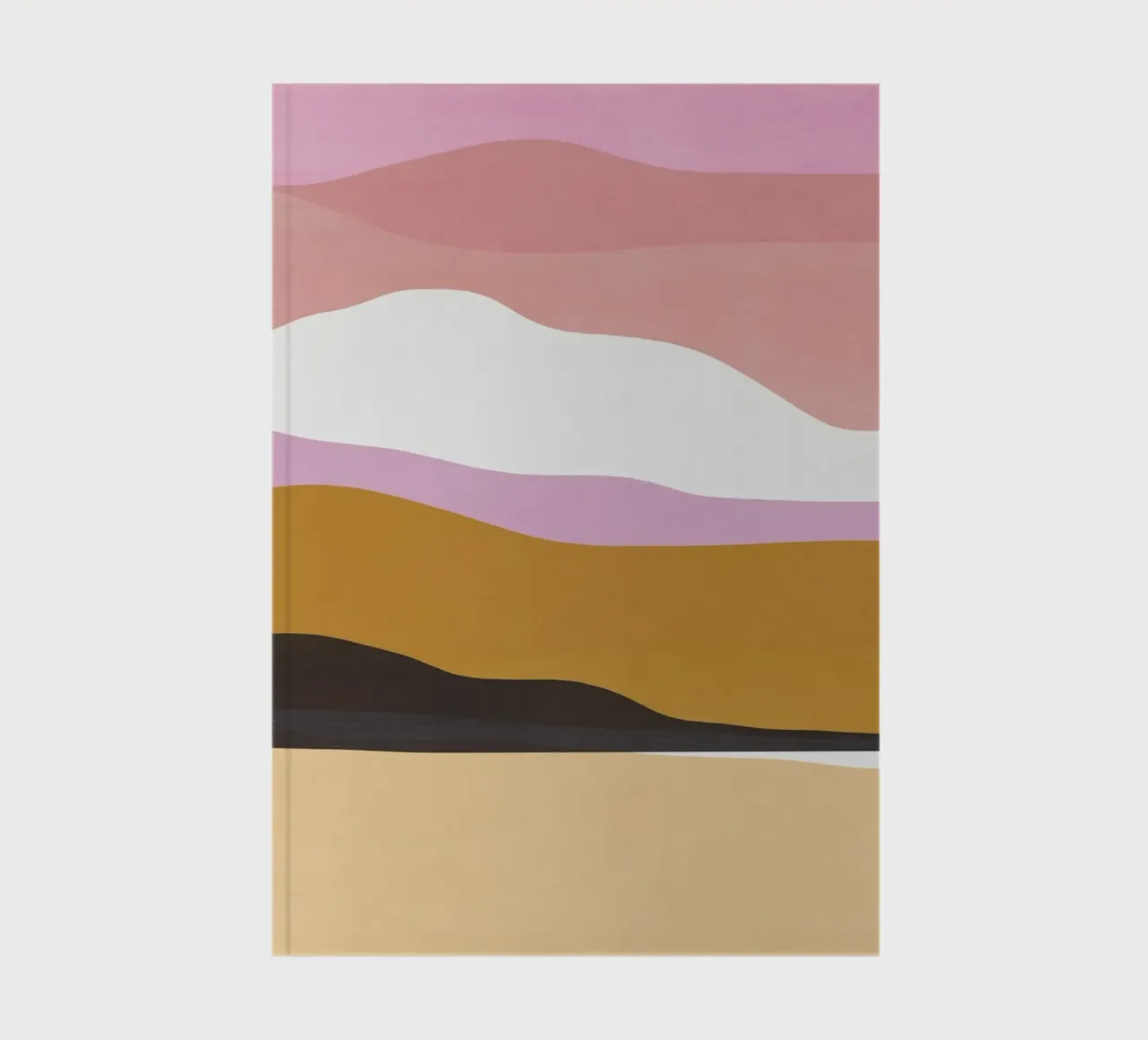 Colorful Abstract Landscape notebook by Life of Pie