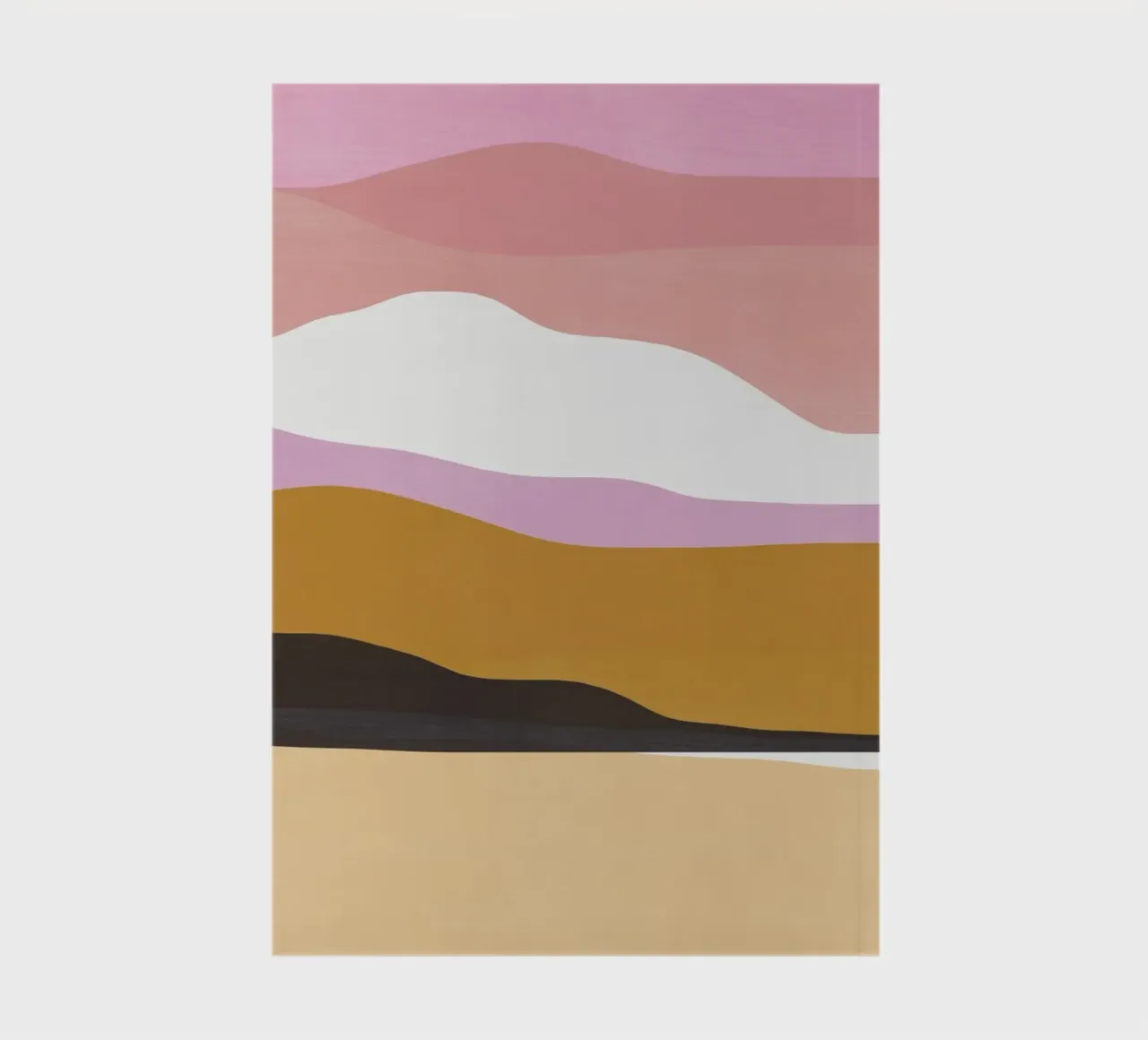 Colorful Abstract Landscape notebook by Life of Pie