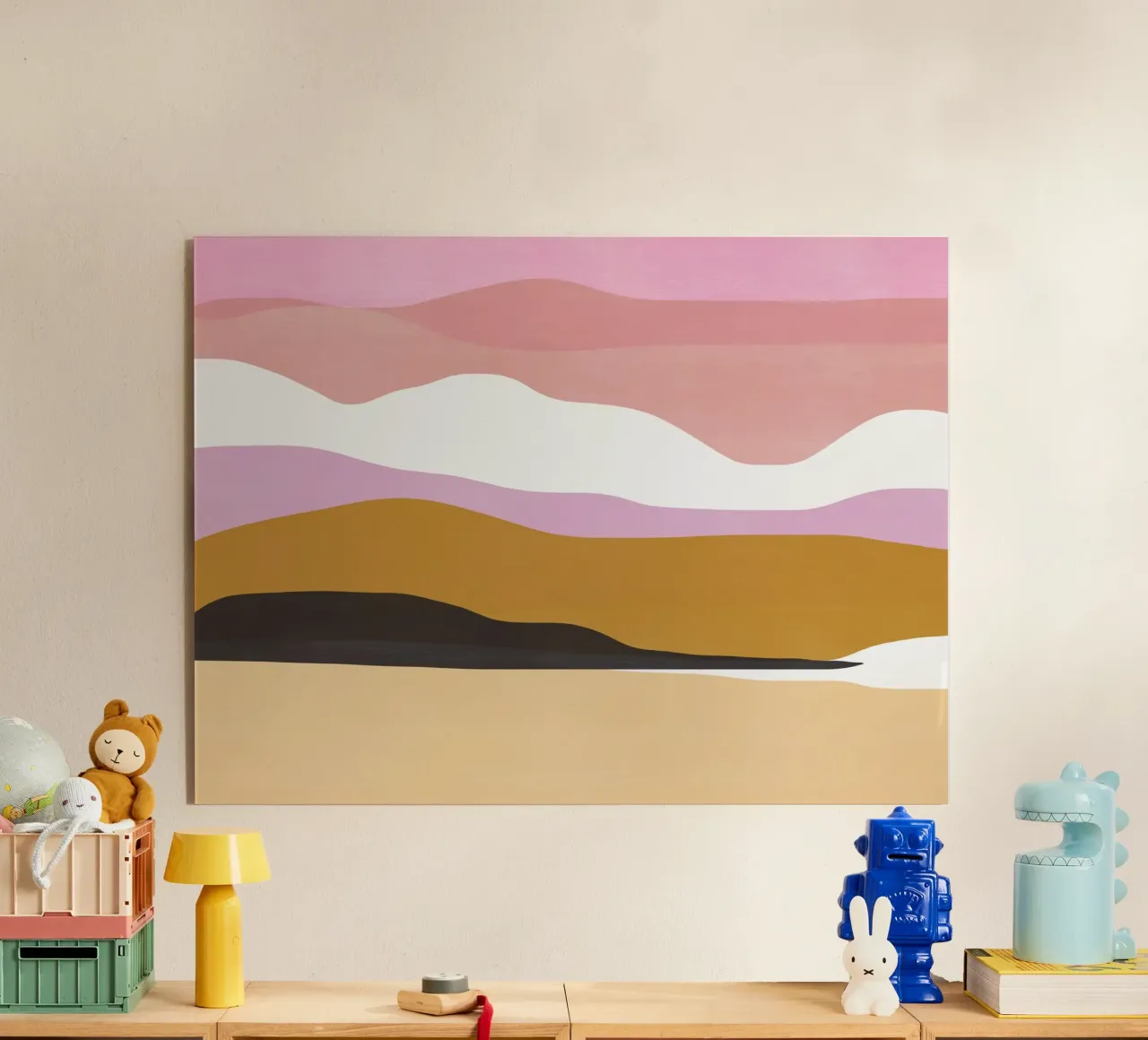 Paesaggio astratto colorato plexiglass da Life of Pie