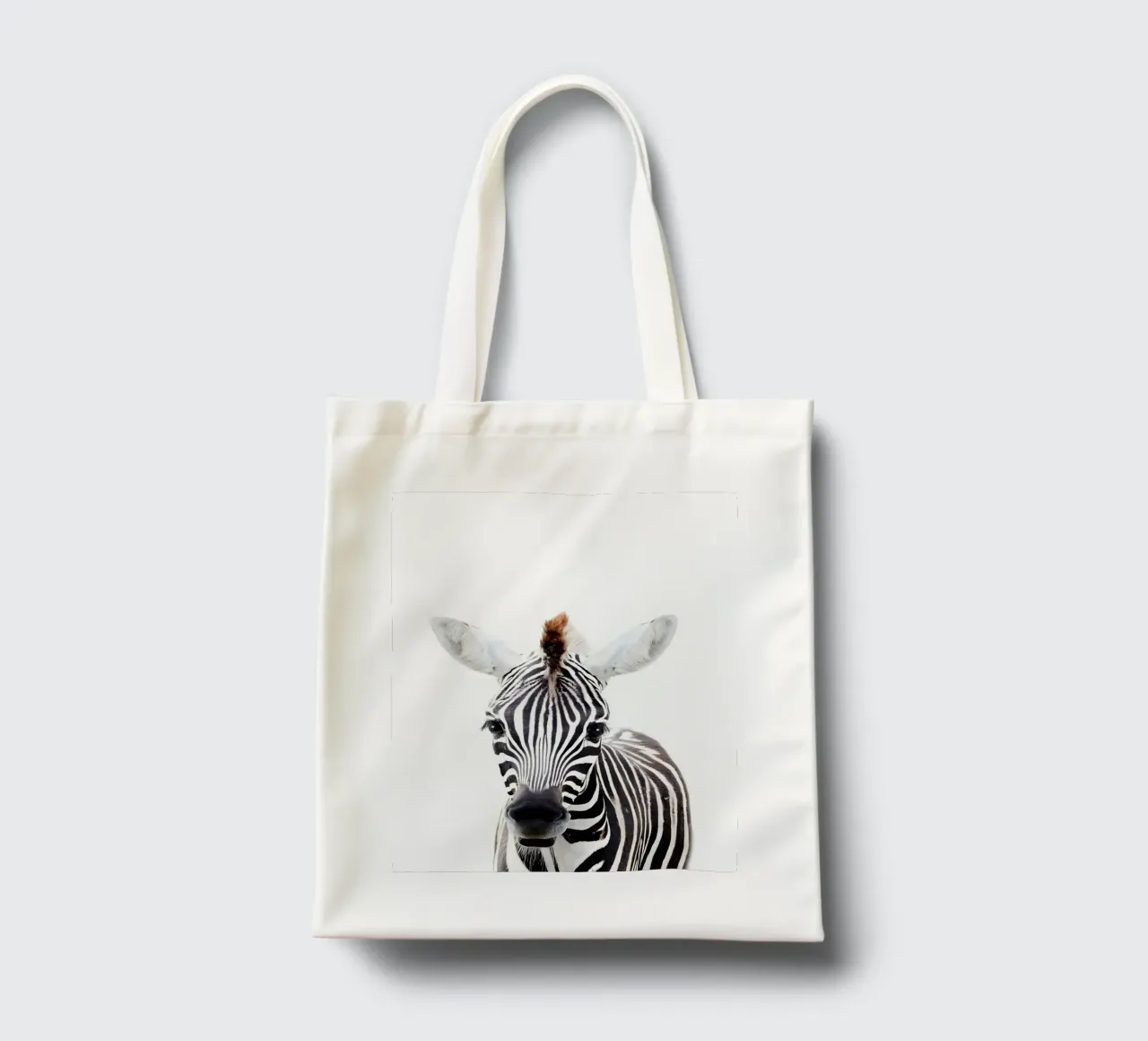 Ritratto di zebra borsa in juta da Pixel Boy
