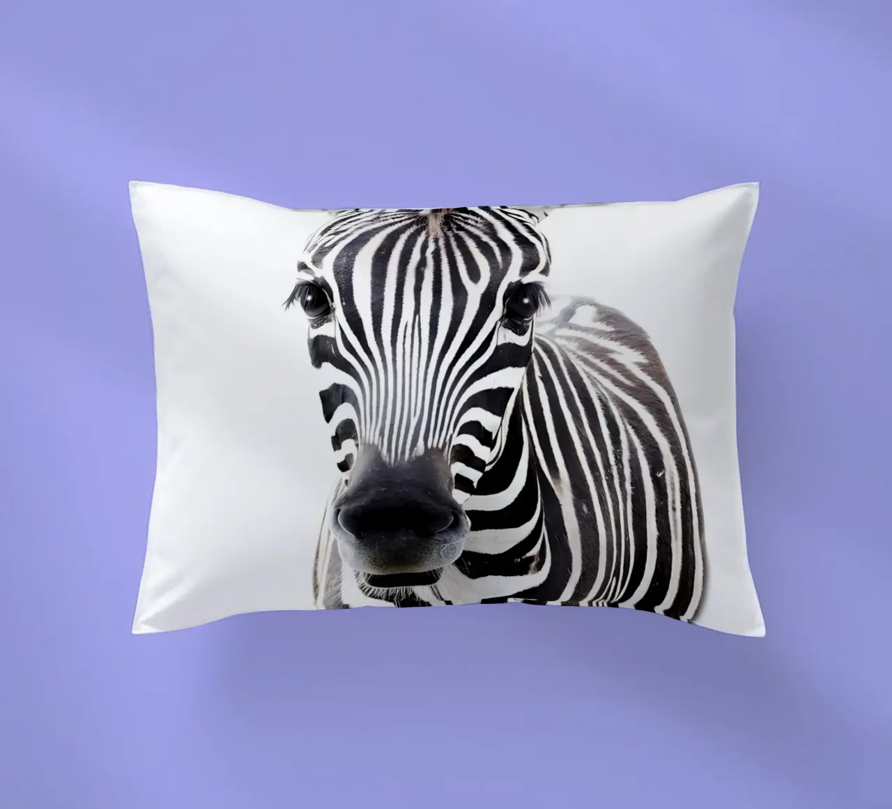 Ritratto di zebra cuscino da Pixel Boy