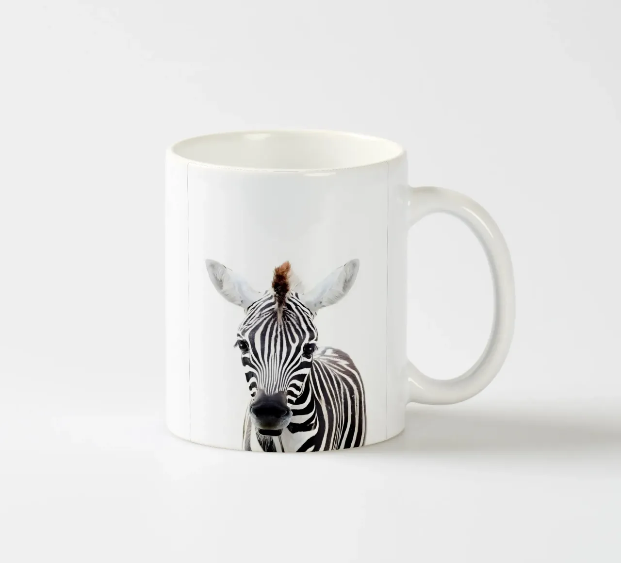 Ritratto di zebra tazza in ceramica da Pixel Boy