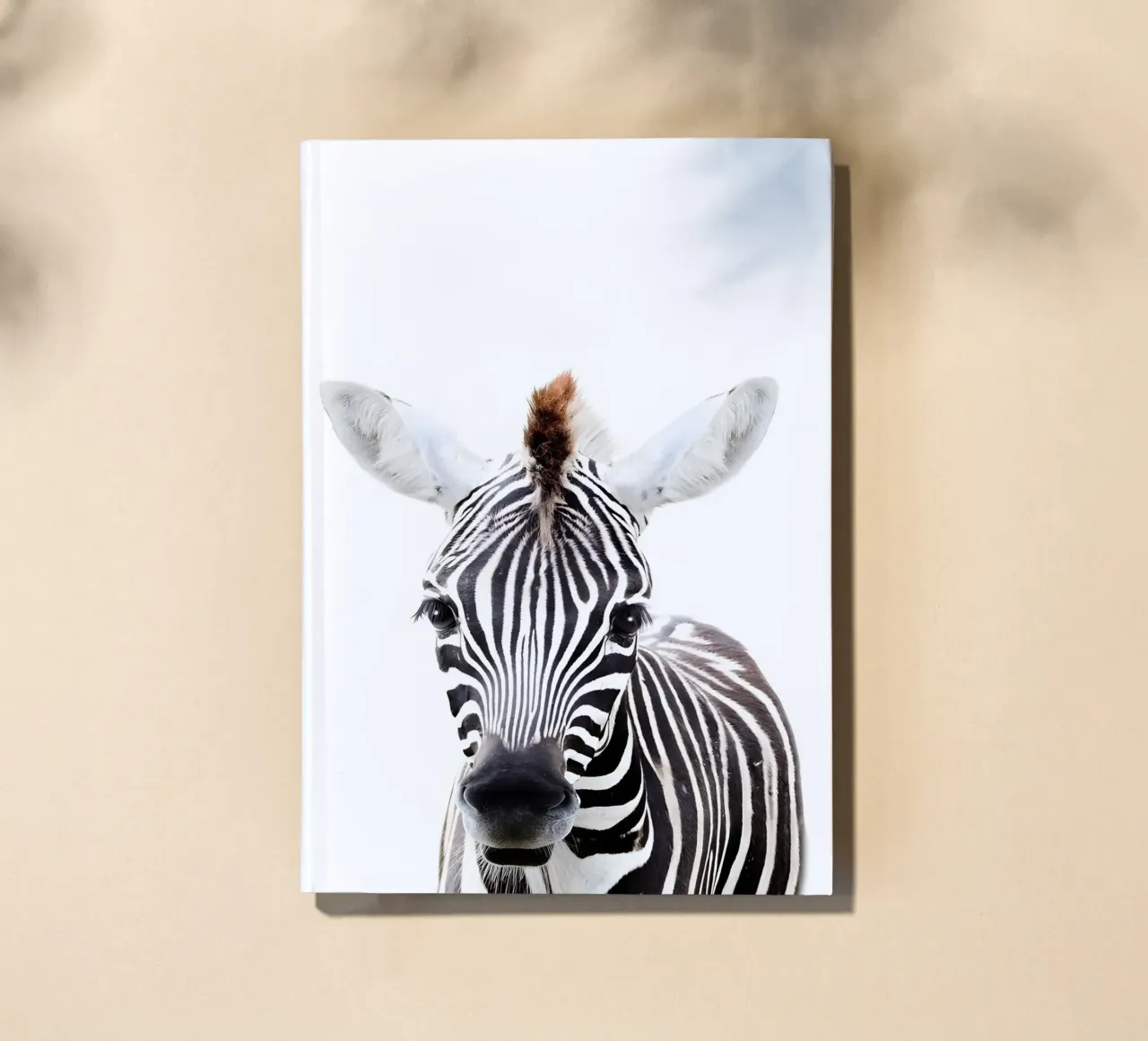 Zebra Portrait notebook by Pixel Boy