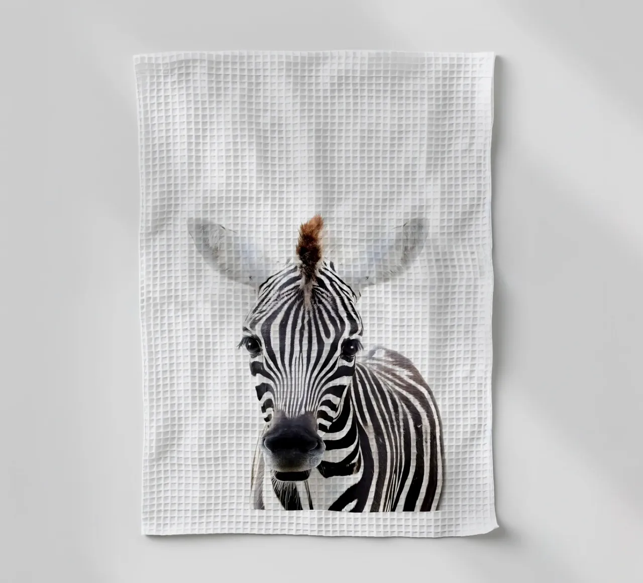 Ritratto di zebra canovaccio da cucina da Pixel Boy