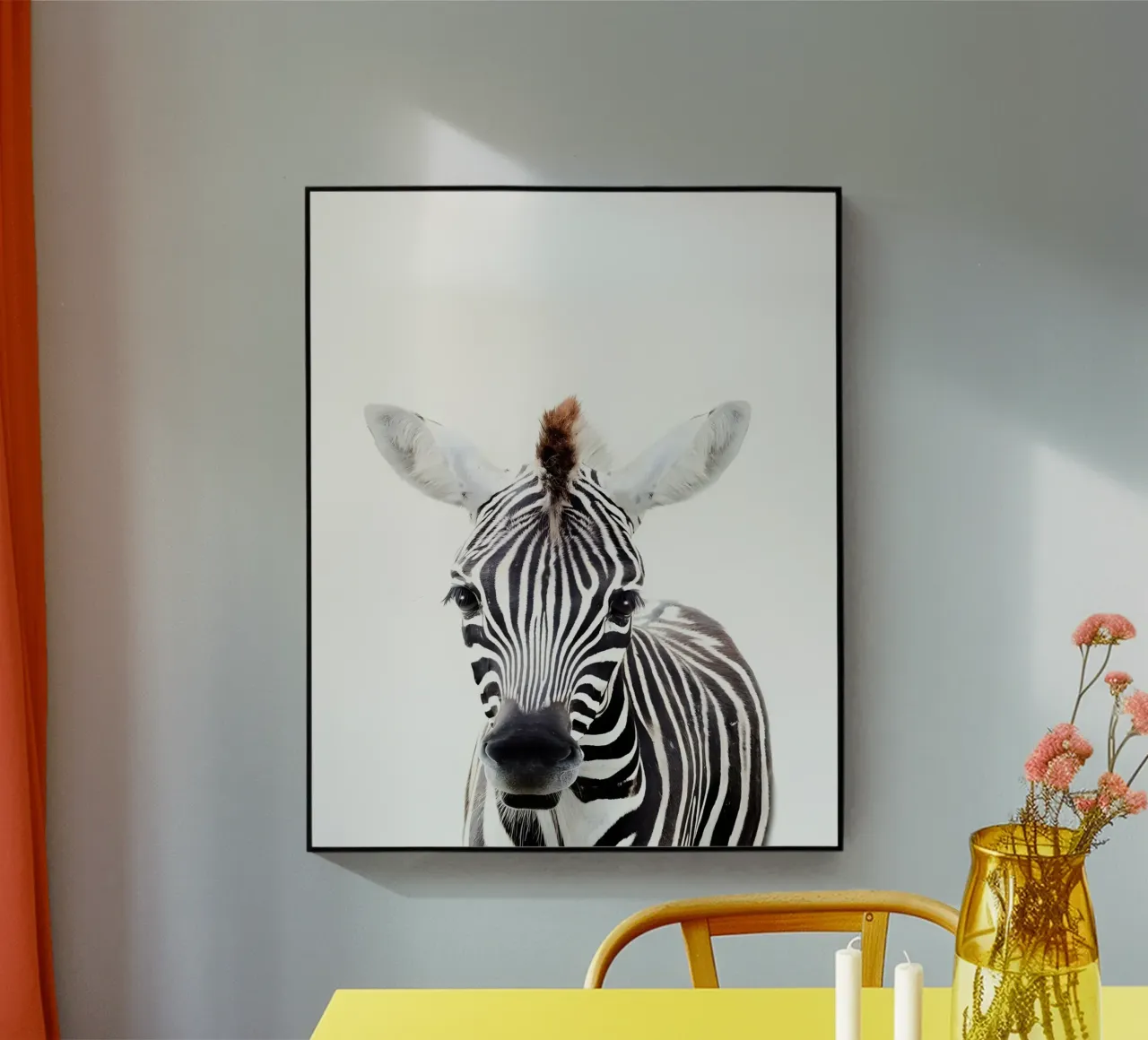 Ritratto di zebra plexiglass da Pixel Boy