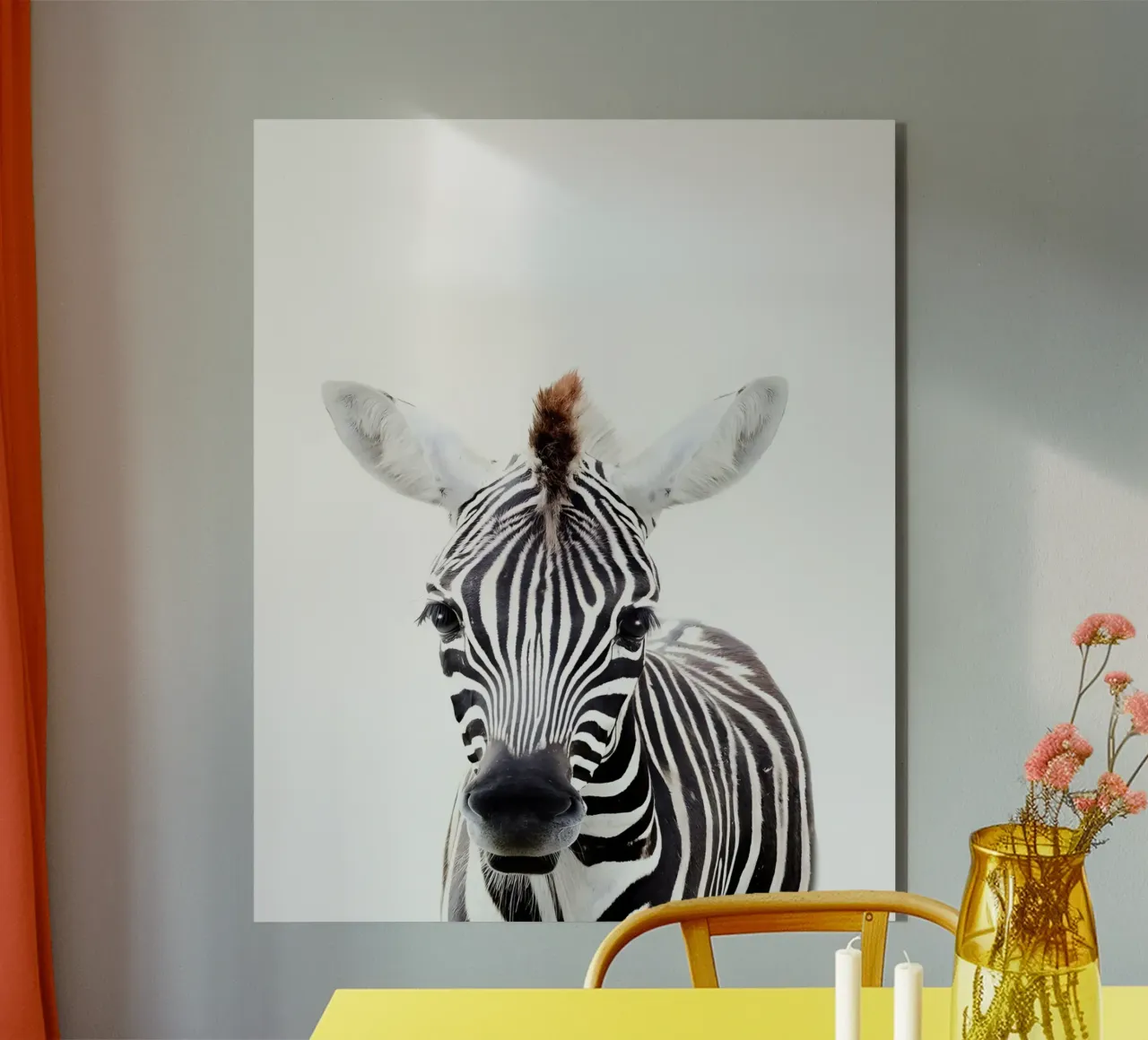 Ritratto di zebra pannello forex da Pixel Boy