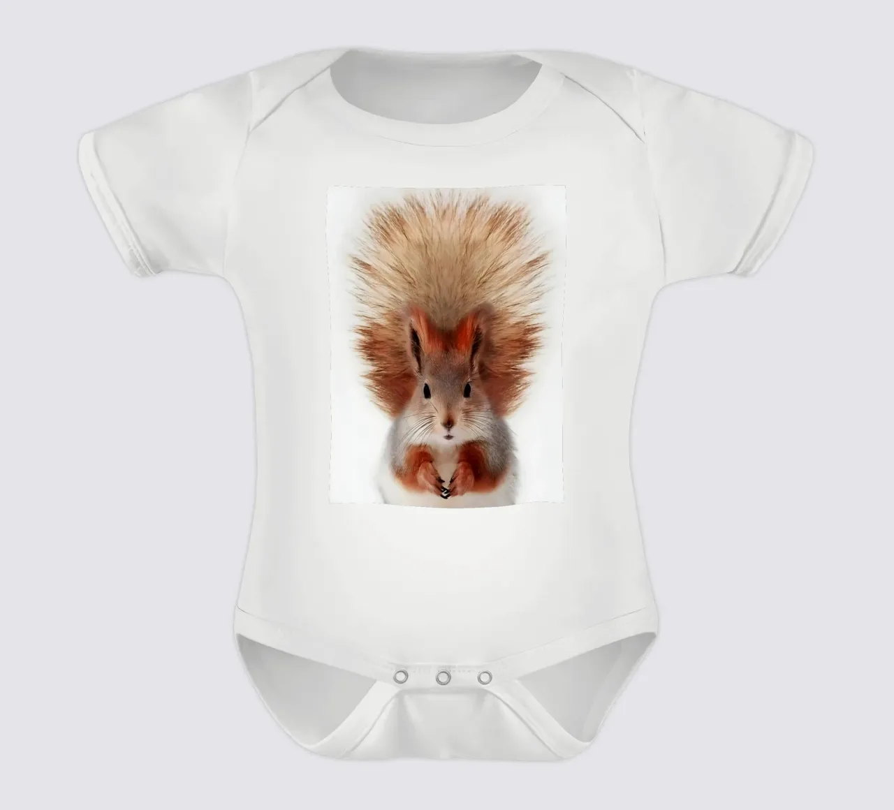 Queue duveteuse body bébé de Pixel Boy