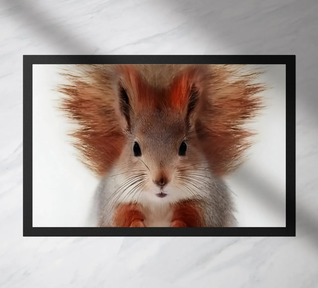 Queue duveteuse paillasson de Pixel Boy