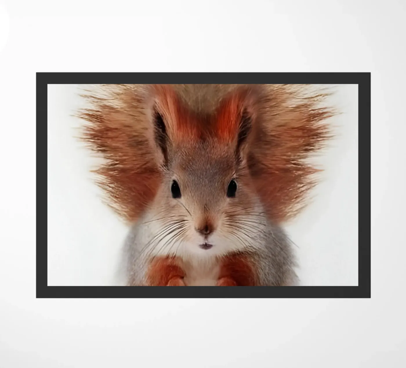 Fluffy Tail doormat by Pixel Boy