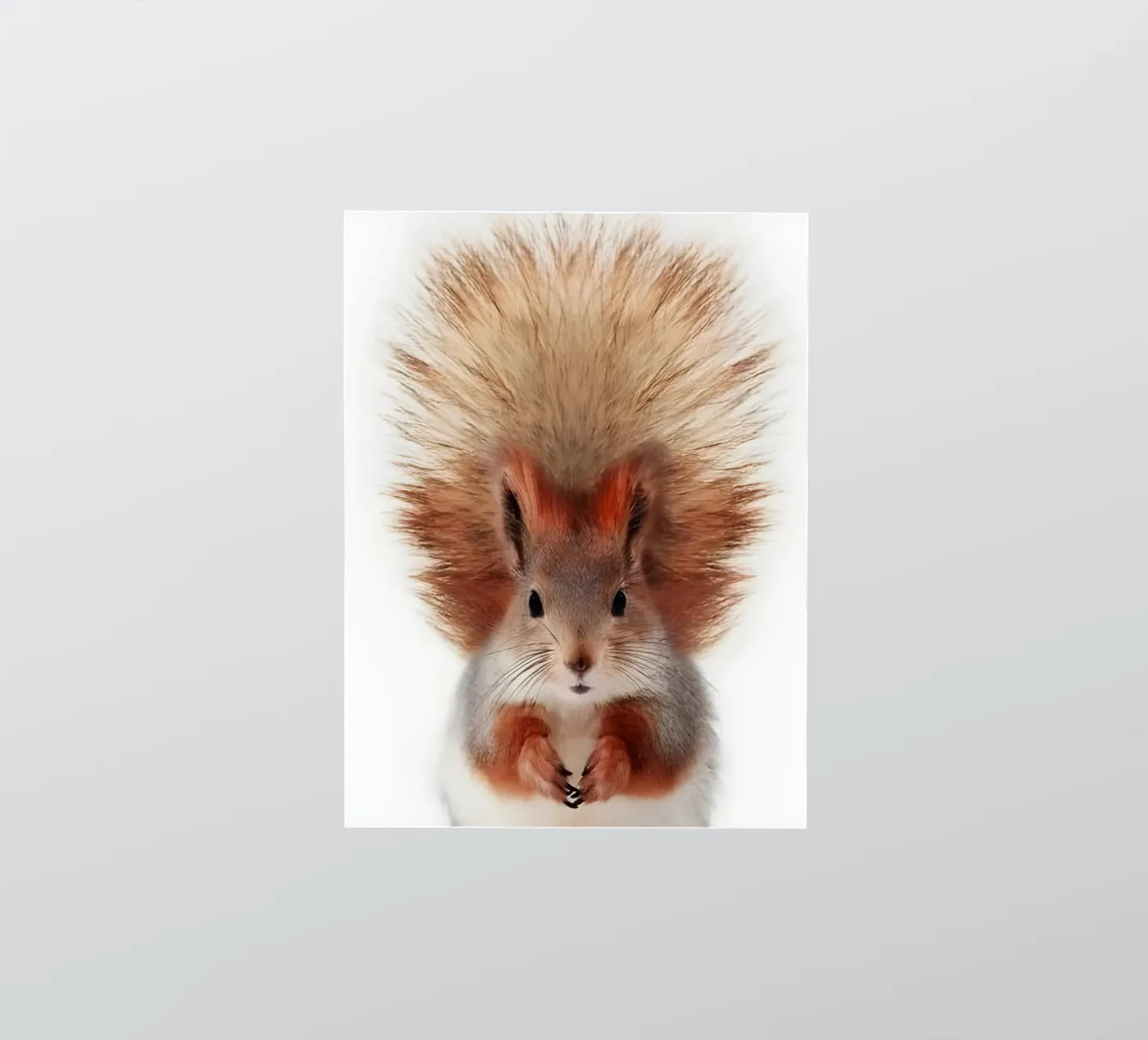 Queue duveteuse autocollant de Pixel Boy