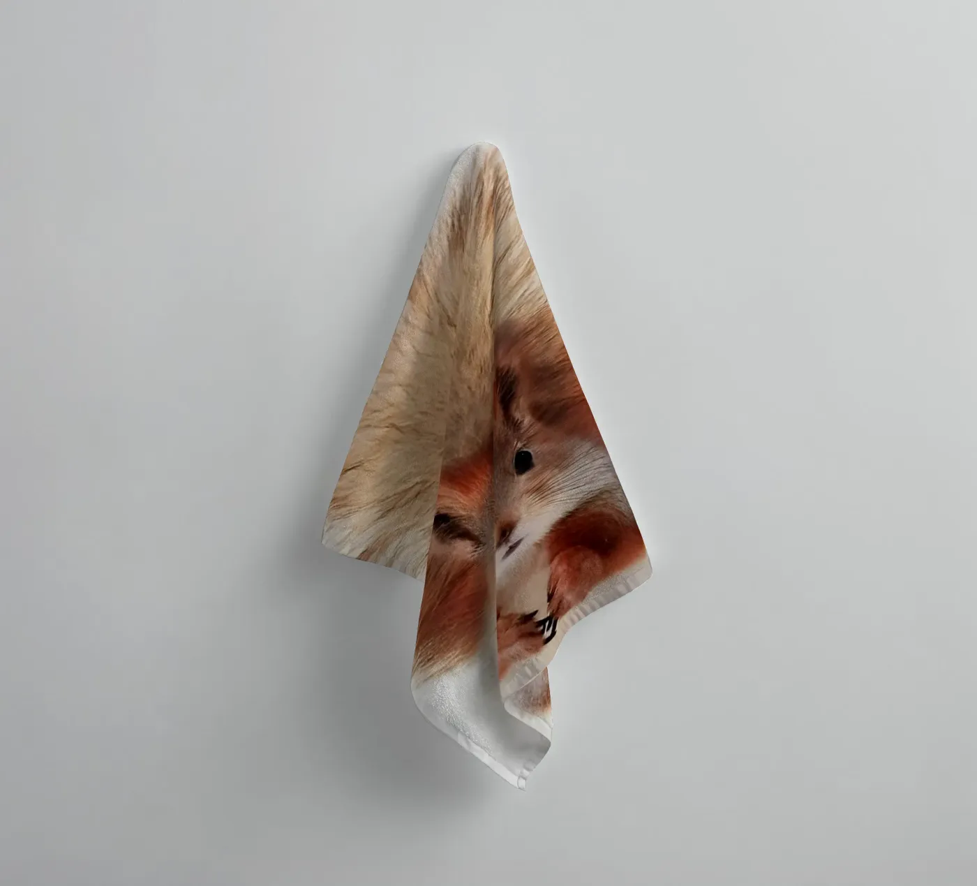 Queue duveteuse serviette de bain de Pixel Boy