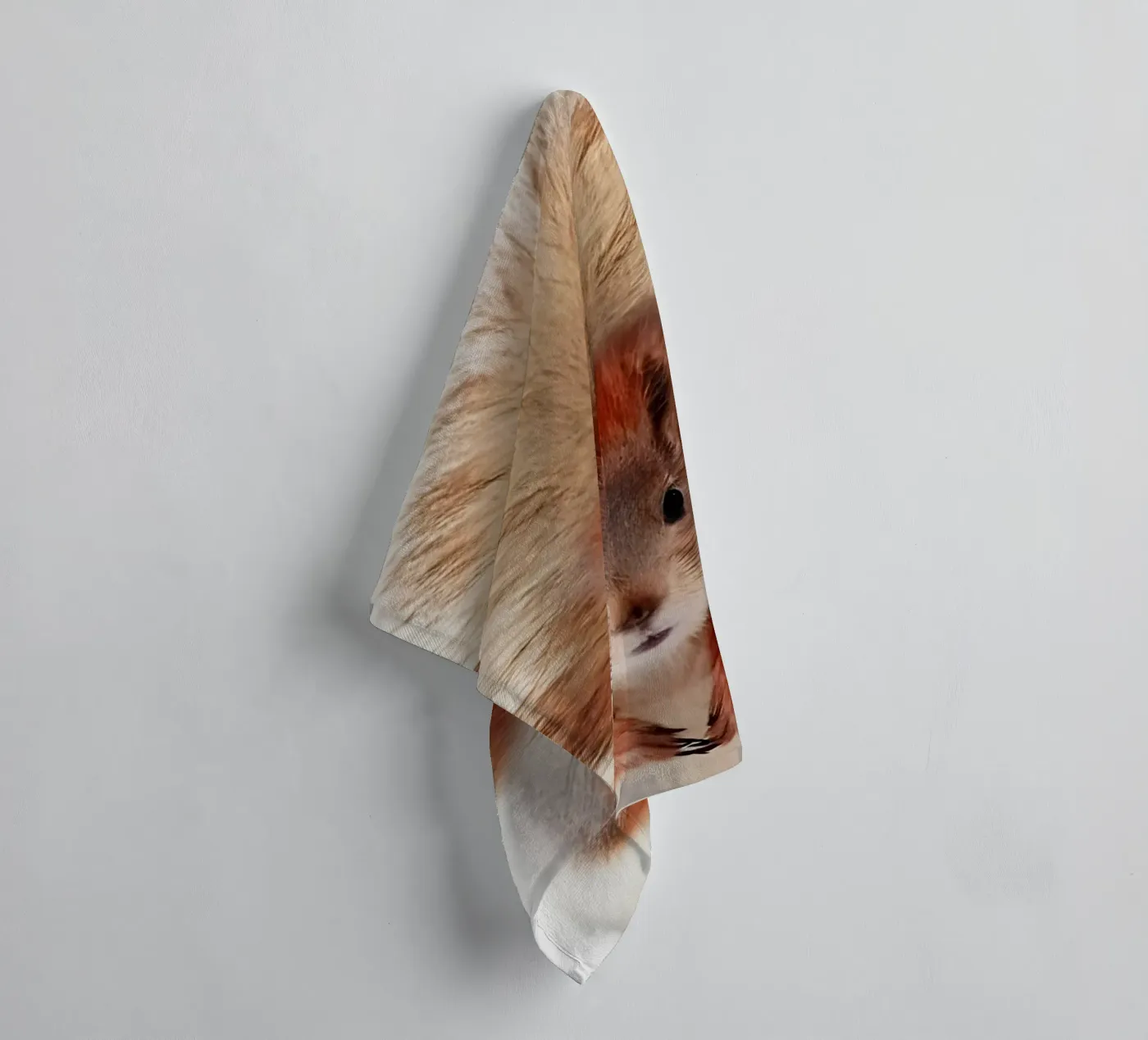 Queue duveteuse serviette de bain de Pixel Boy