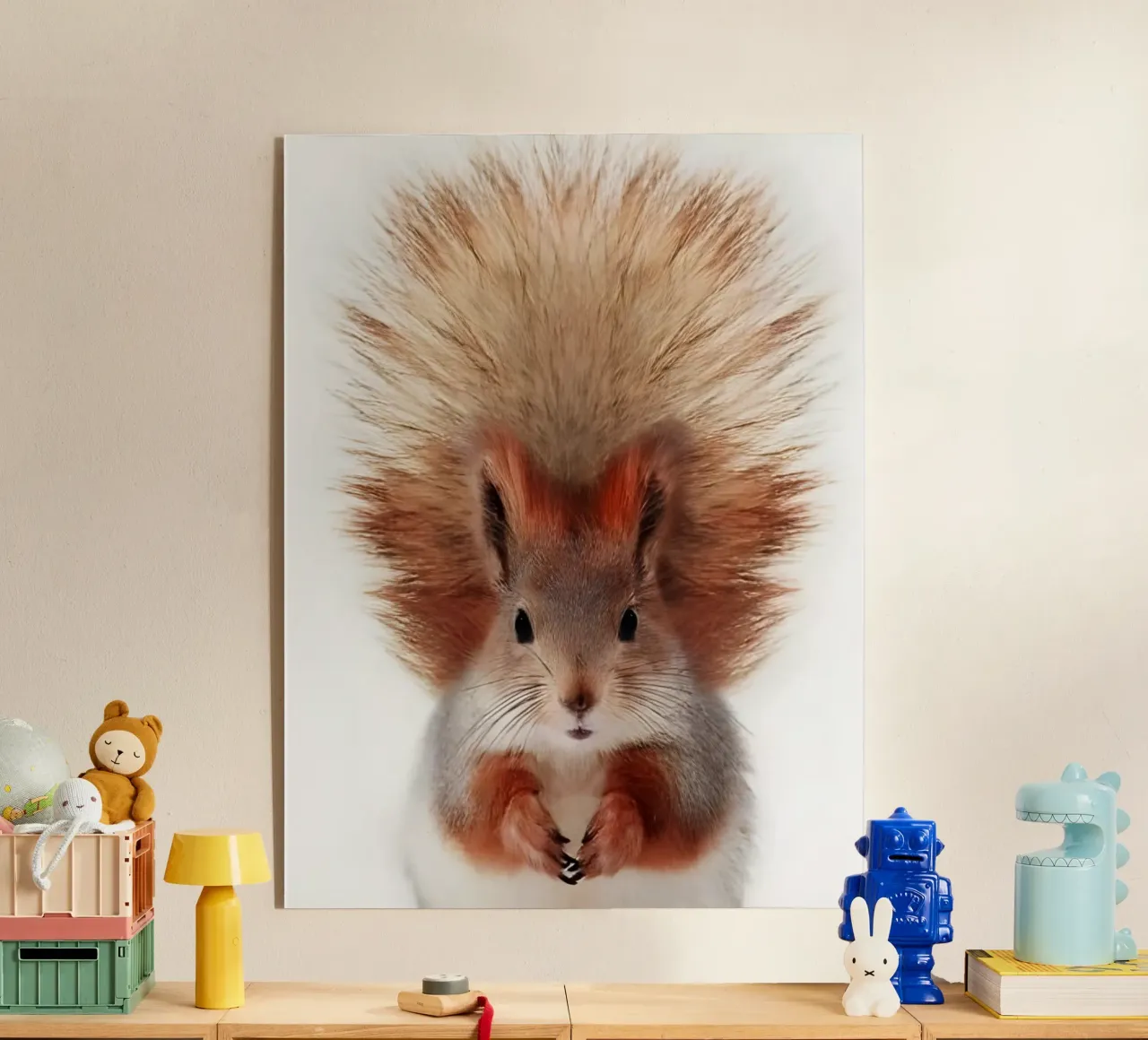 Queue duveteuse plexiglas de Pixel Boy