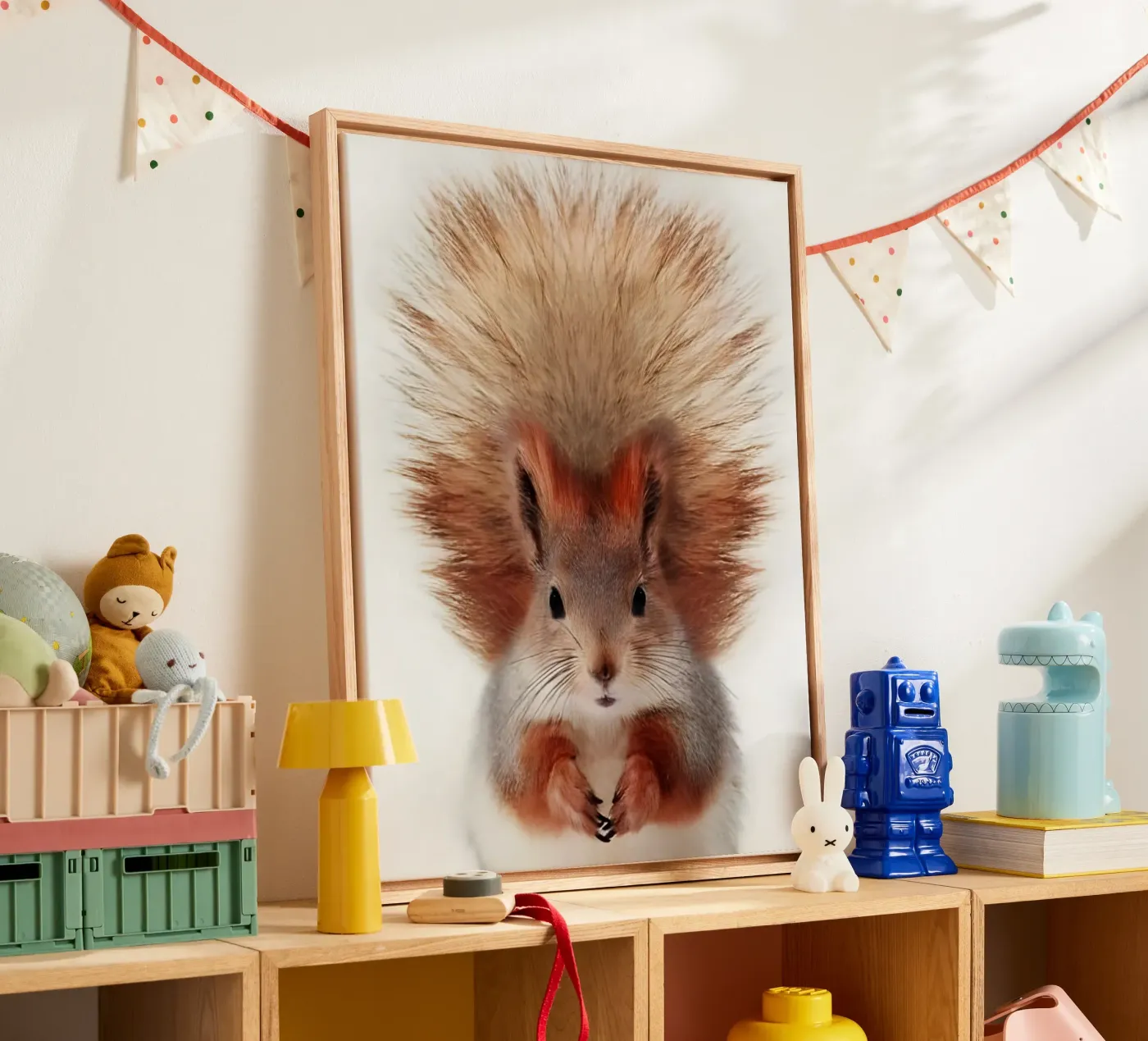 Flauschiger Schwanz Leinwand von Pixel Boy