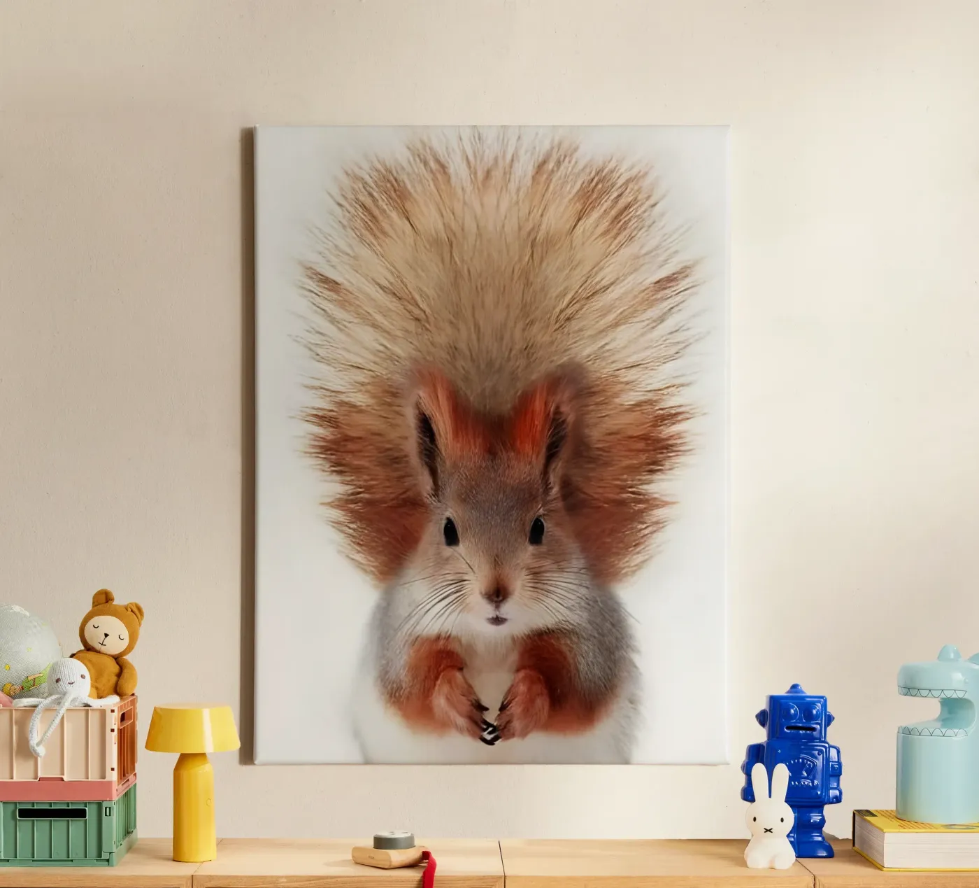 Flauschiger Schwanz Leinwand von Pixel Boy