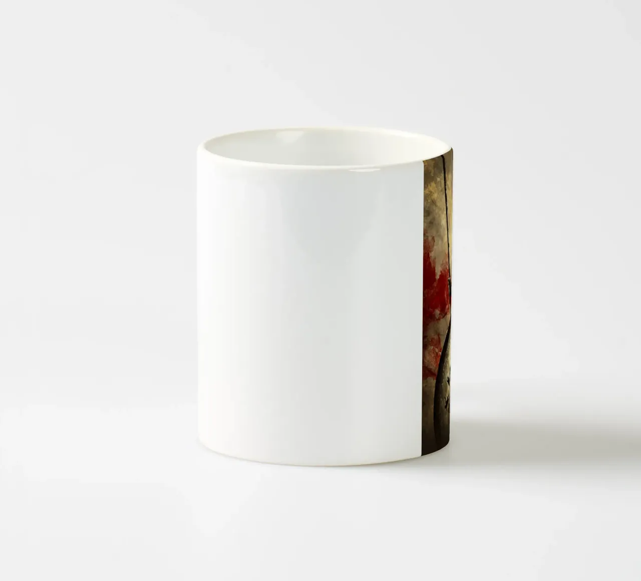 Spartan Battle tazza in ceramica da nabakumov