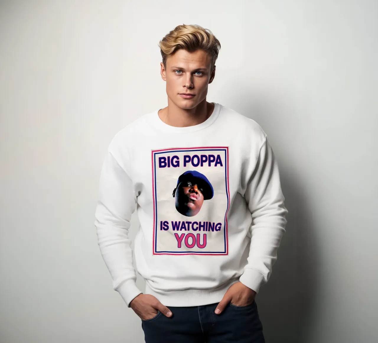 Big Poppa felpa da Ads Libitum