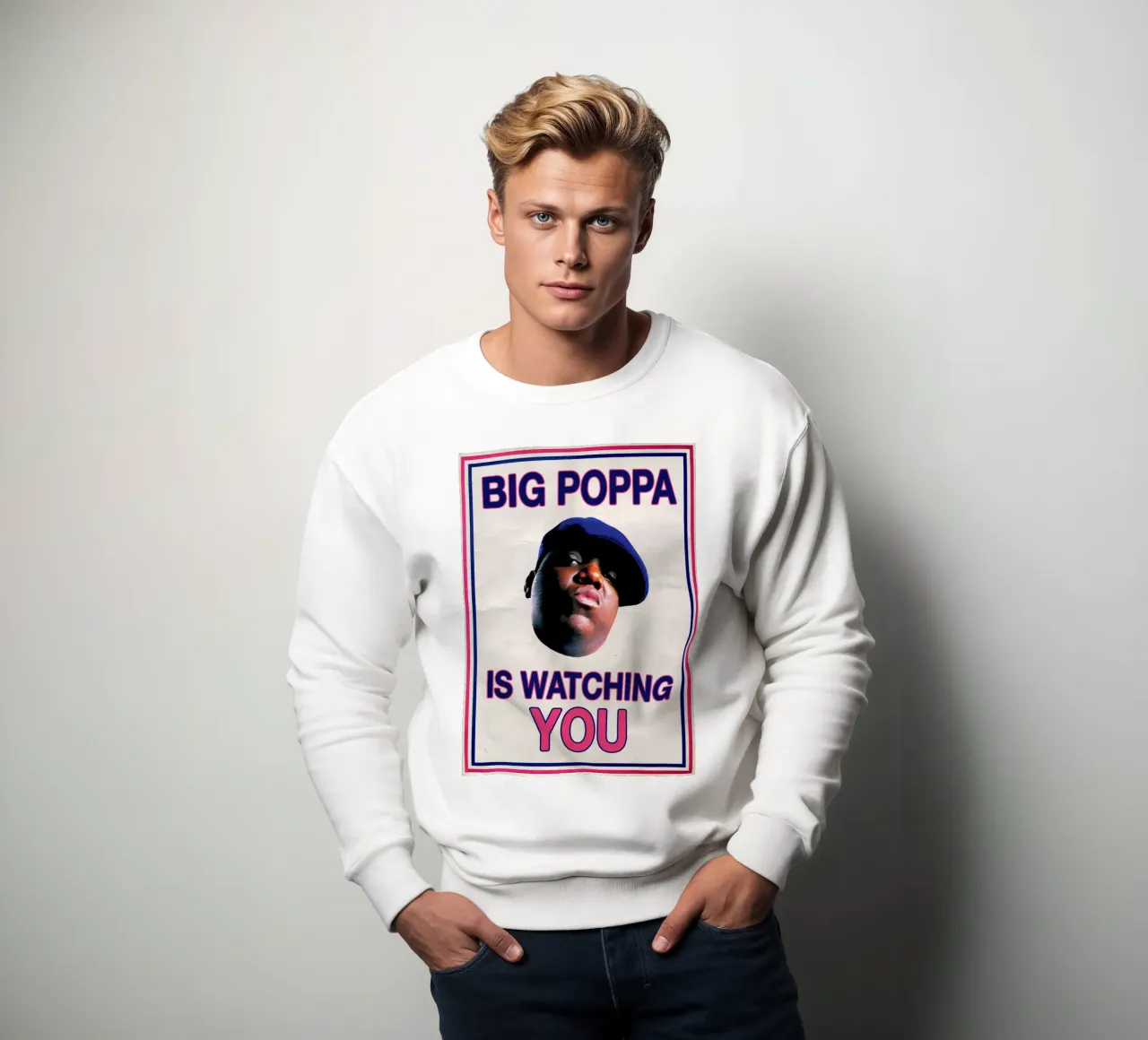 Big Poppa felpa da Ads Libitum