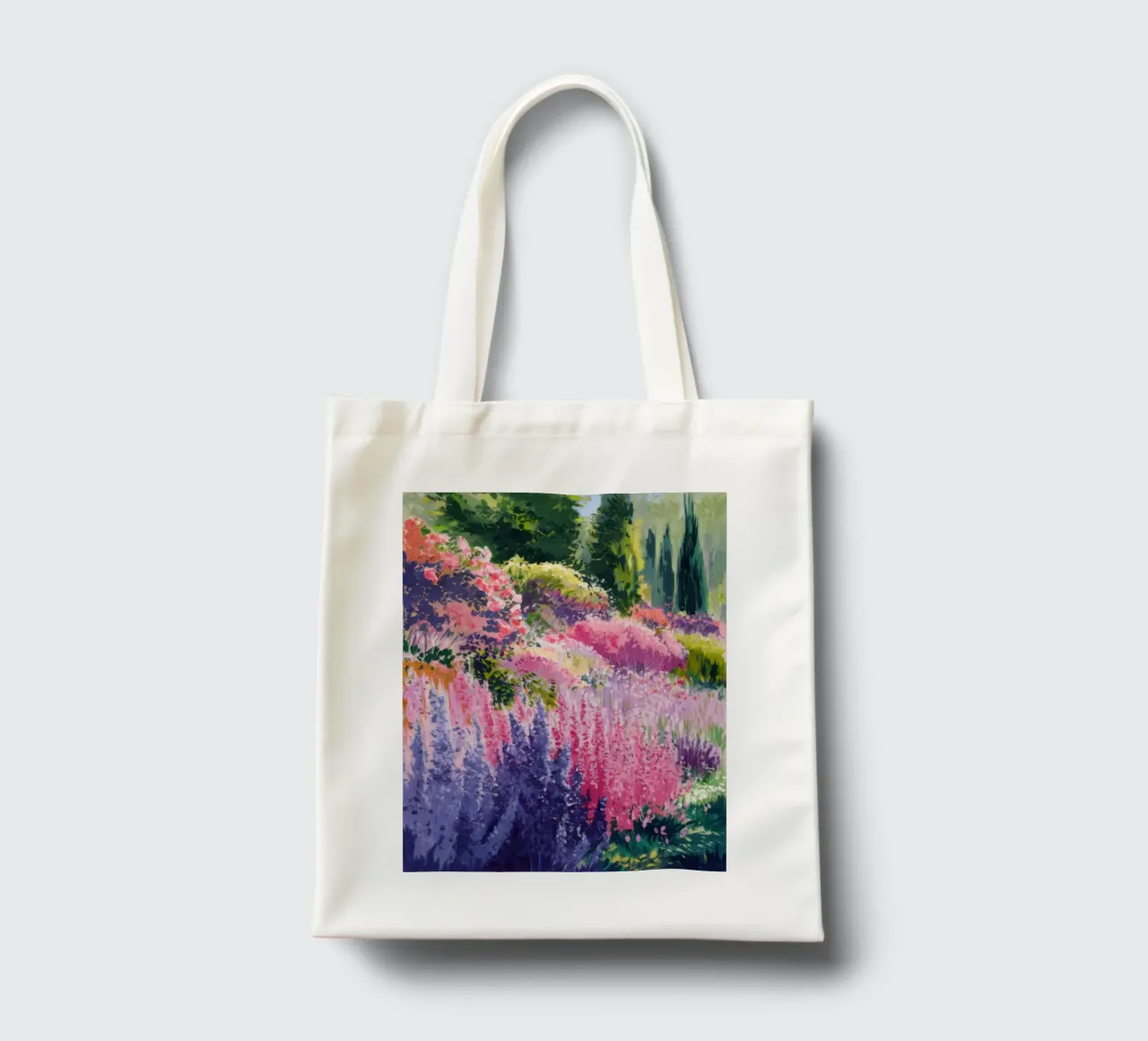 Sogno di un prato di lupini borsa in juta da Angkasa Mist