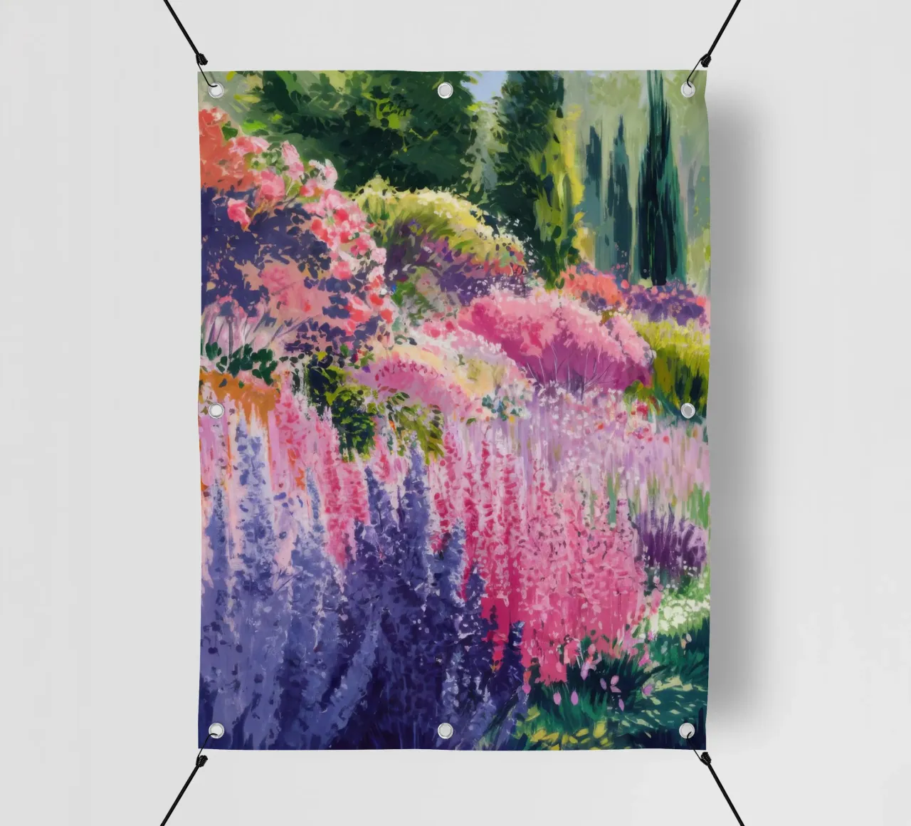 Sogno di un prato di lupini telo in pvc da Angkasa Mist