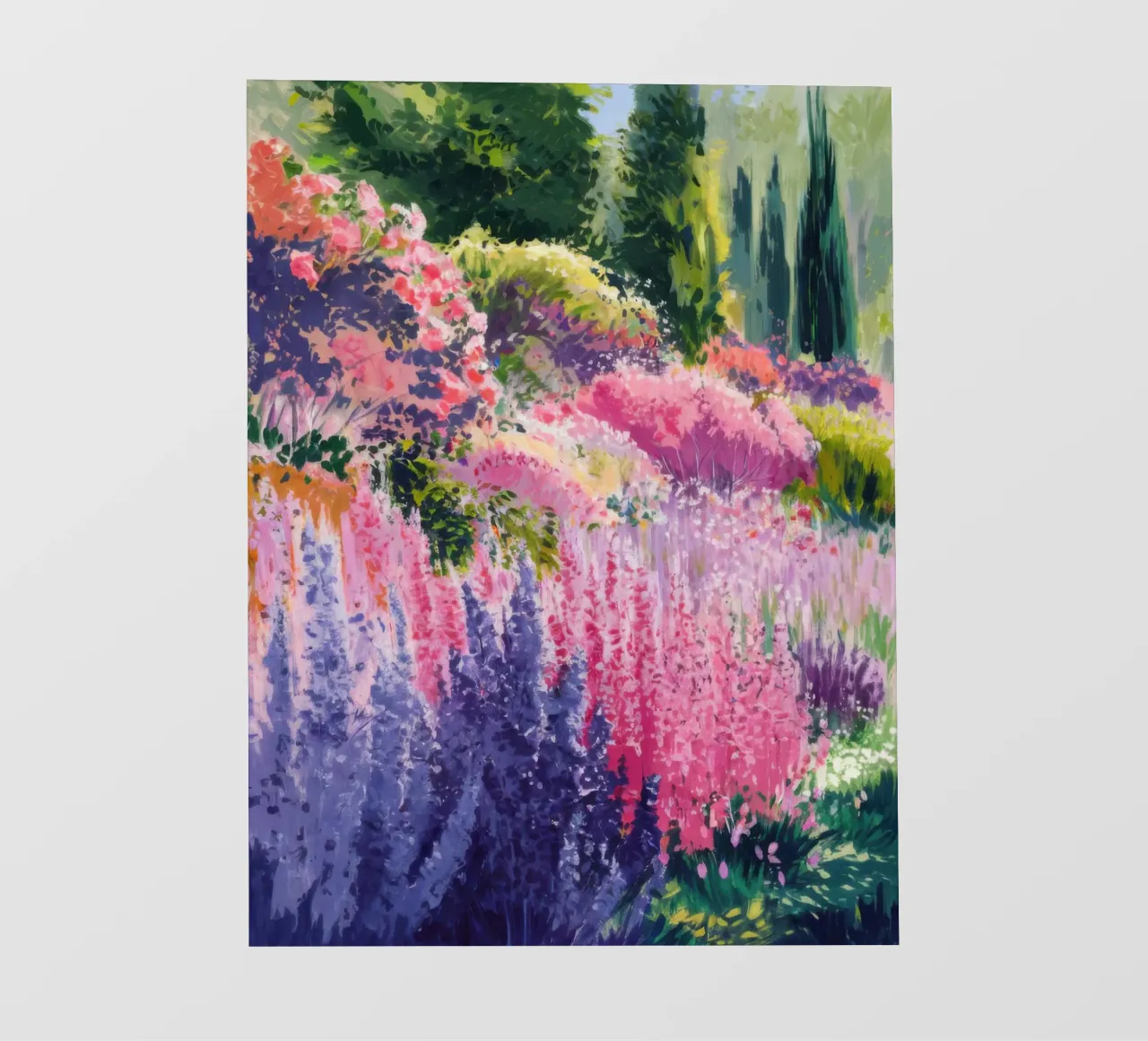 Sogno di un prato di lupini telo in pvc da Angkasa Mist