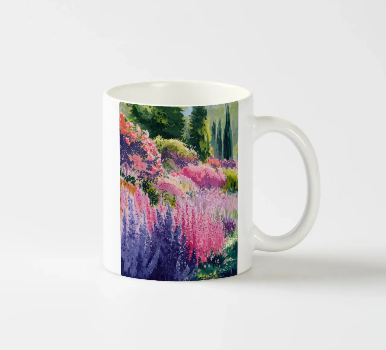 Sogno di un prato di lupini tazza in ceramica da Angkasa Mist