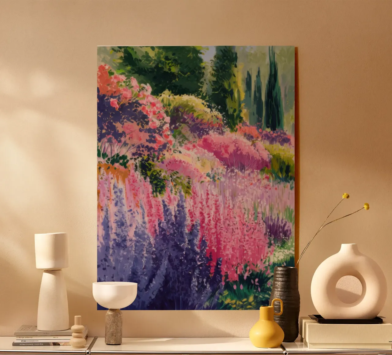 Sogno di un prato di lupini plexiglass da Angkasa Mist