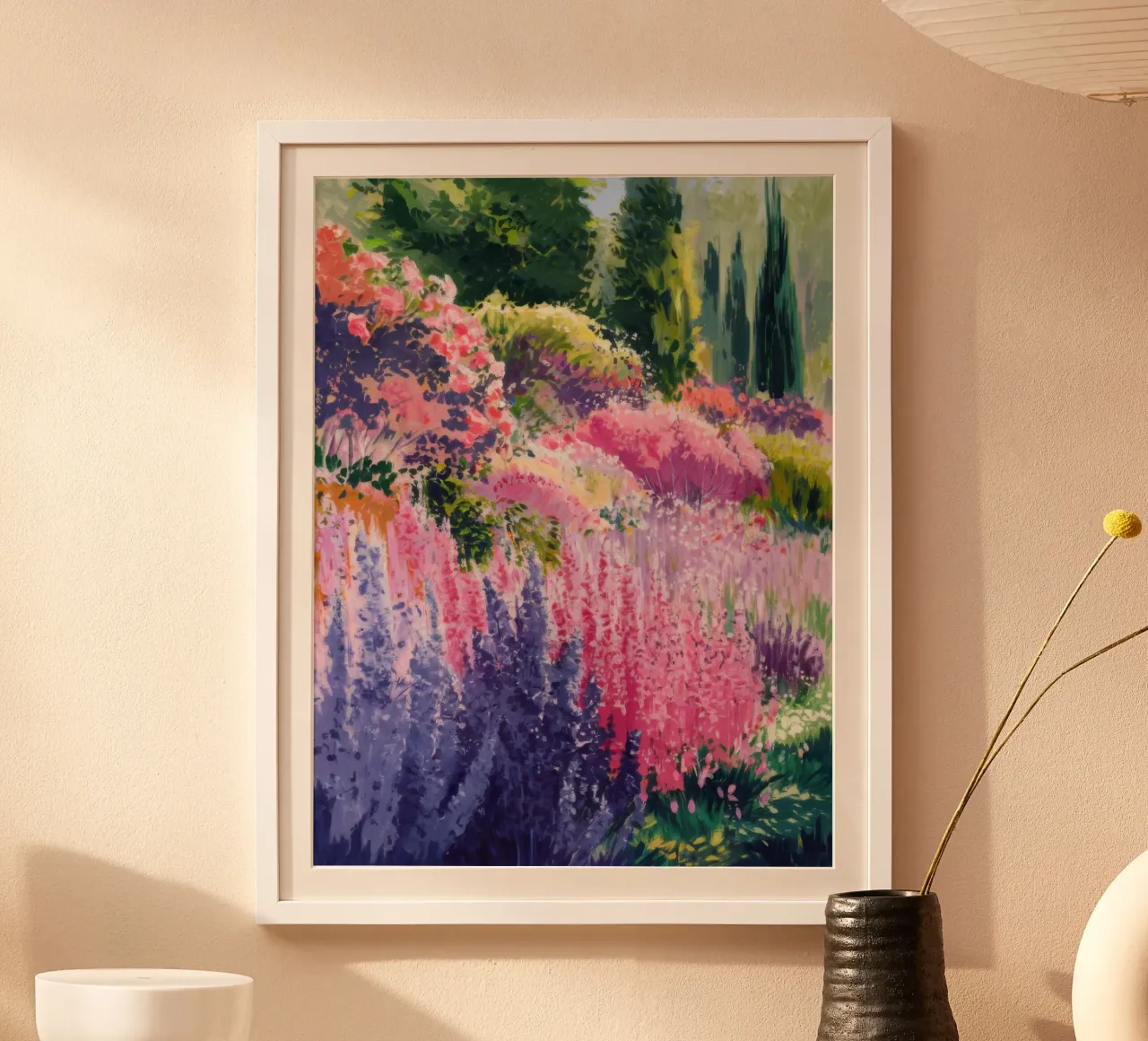 Sogno di un prato di lupini poster da Angkasa Mist