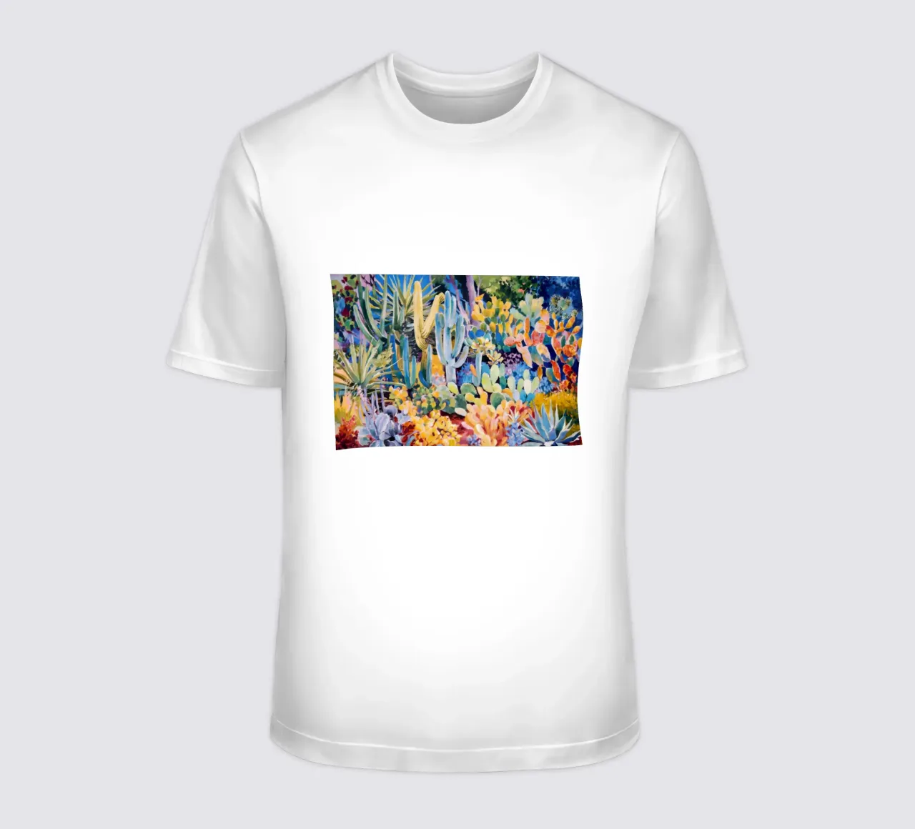 Giardino dei cactus caleidoscopio t-shirt da Angkasa Mist
