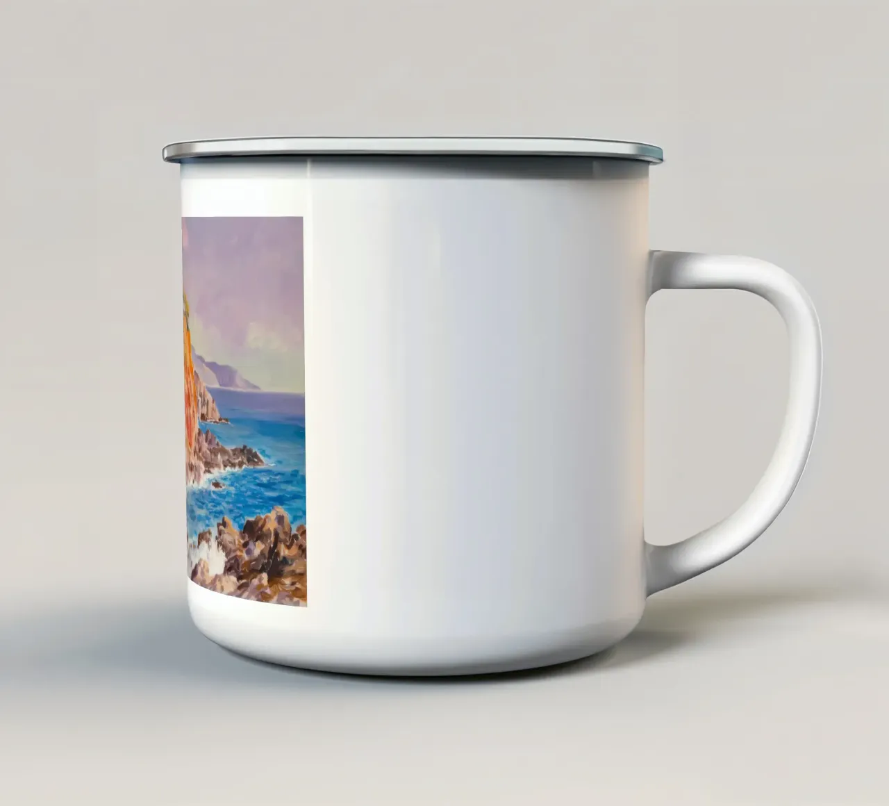 Costa di Crimson Cliff tazza in smalto da Angkasa Mist