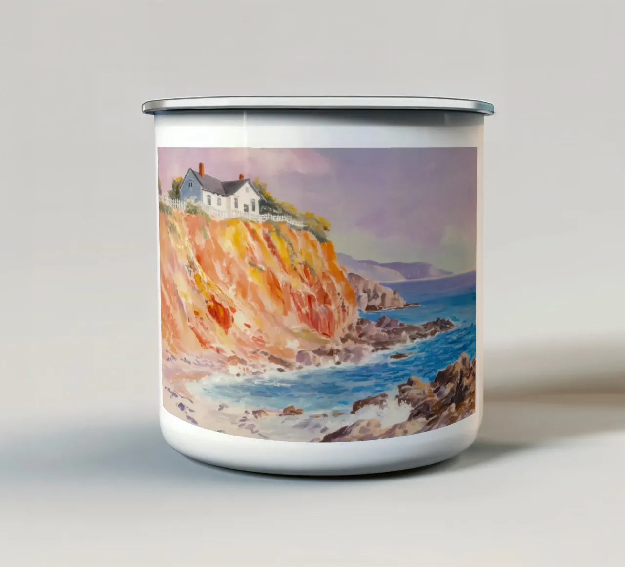 Costa di Crimson Cliff tazza in smalto da Angkasa Mist