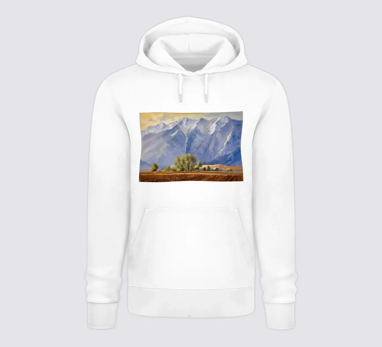 Maestose cime alpine felpa con cappuccio da Angkasa Mist