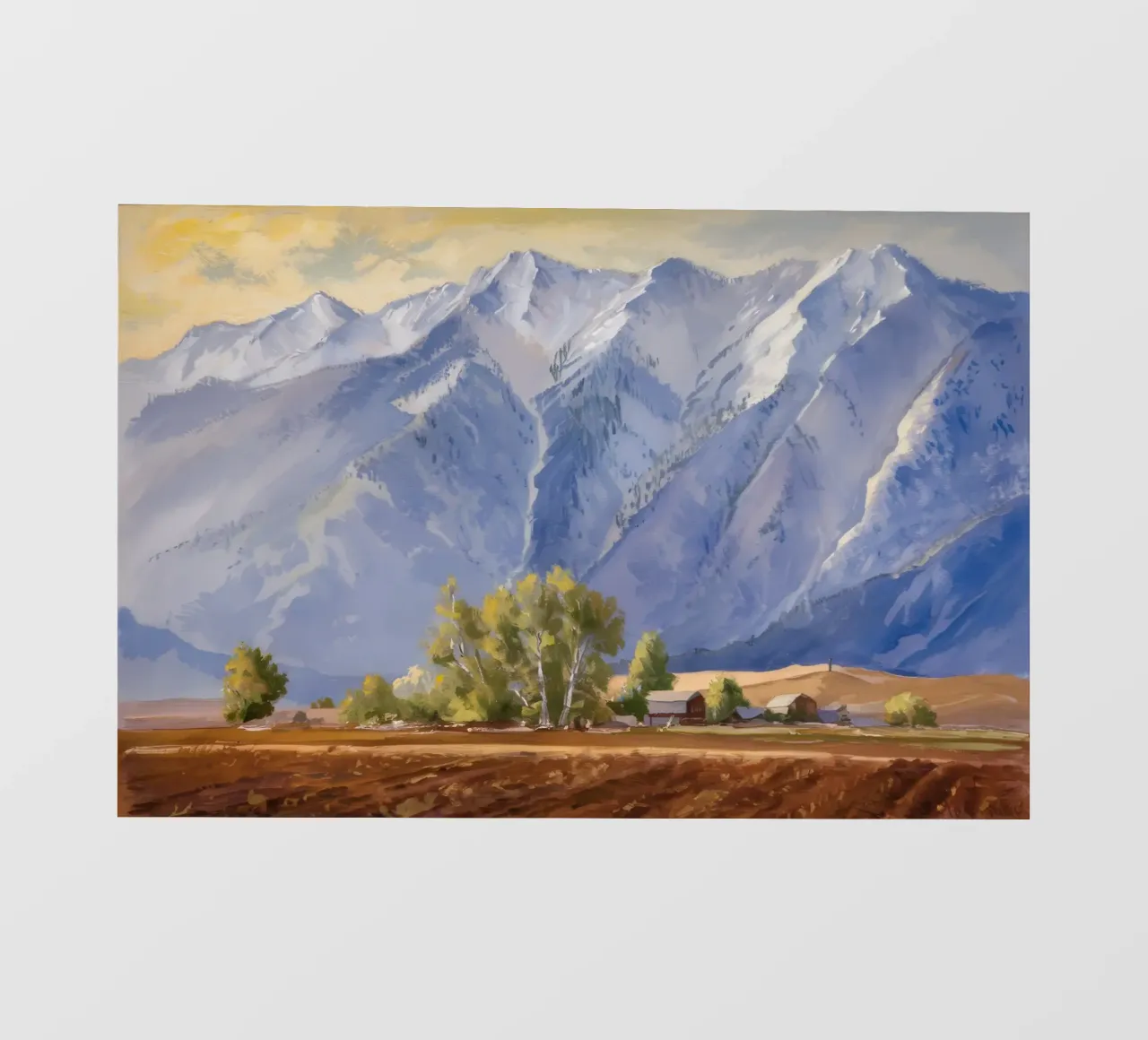 Maestose cime alpine telo in pvc da Angkasa Mist