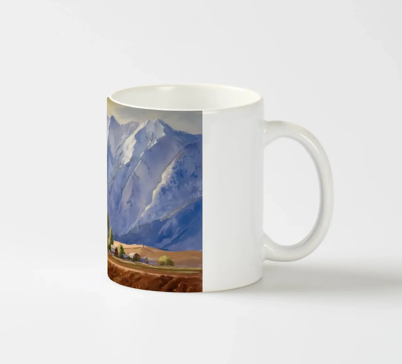 Maestose cime alpine tazza in ceramica da Angkasa Mist
